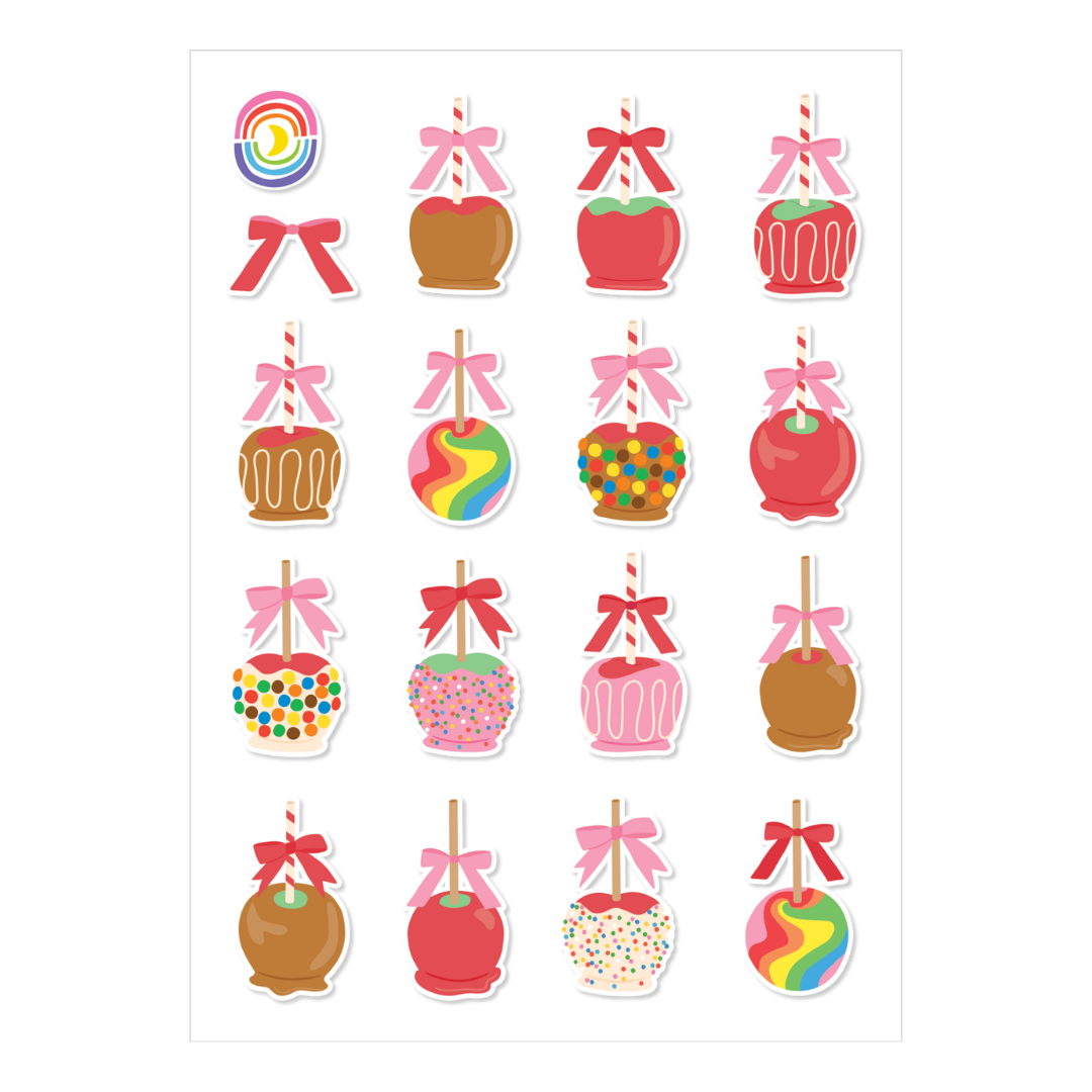 Candy Apples Sticker Sheet