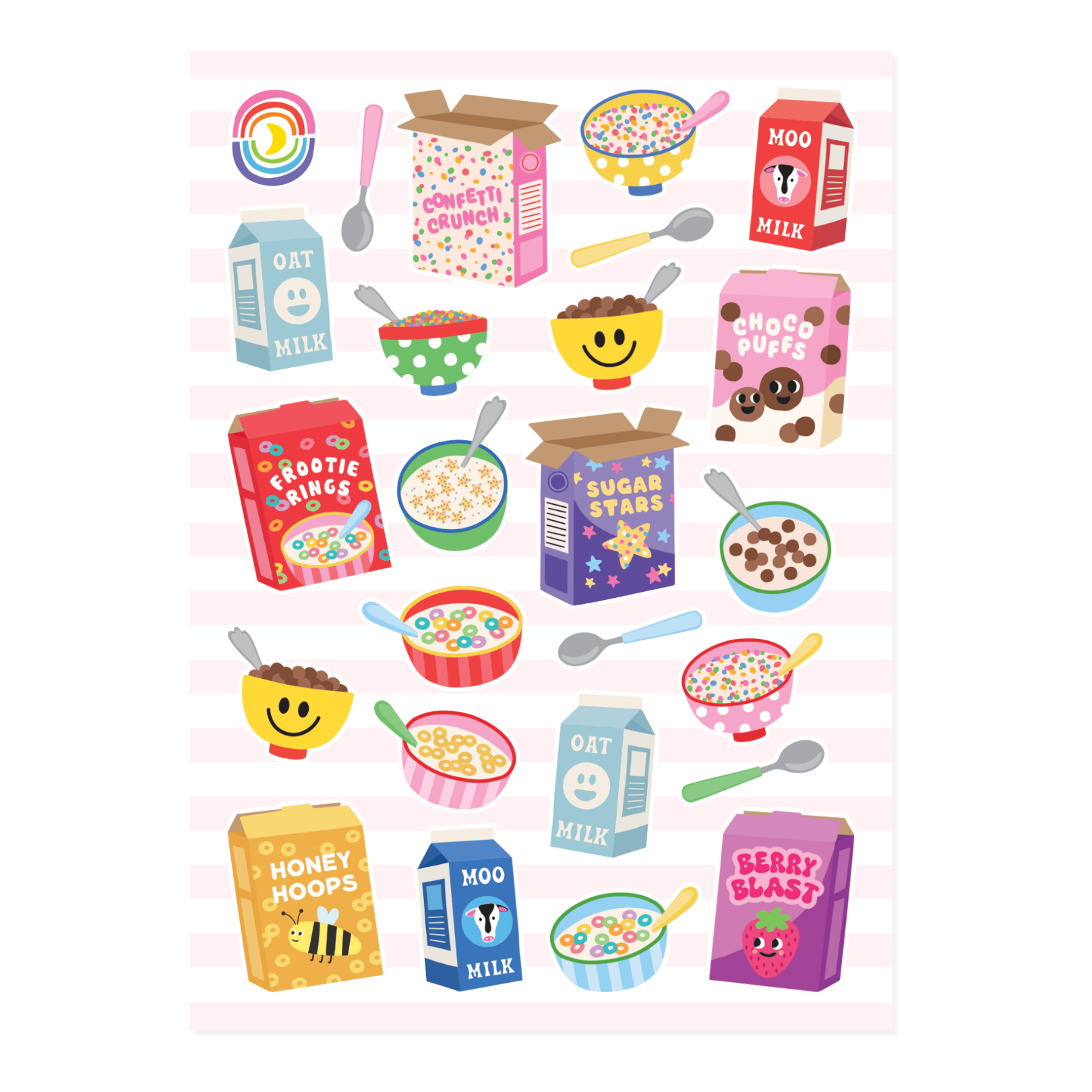 Cereal Sweeties Sticker Sheet