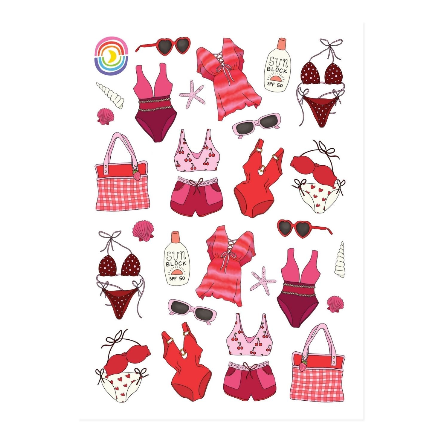 Cherry Reef Sticker Sheet