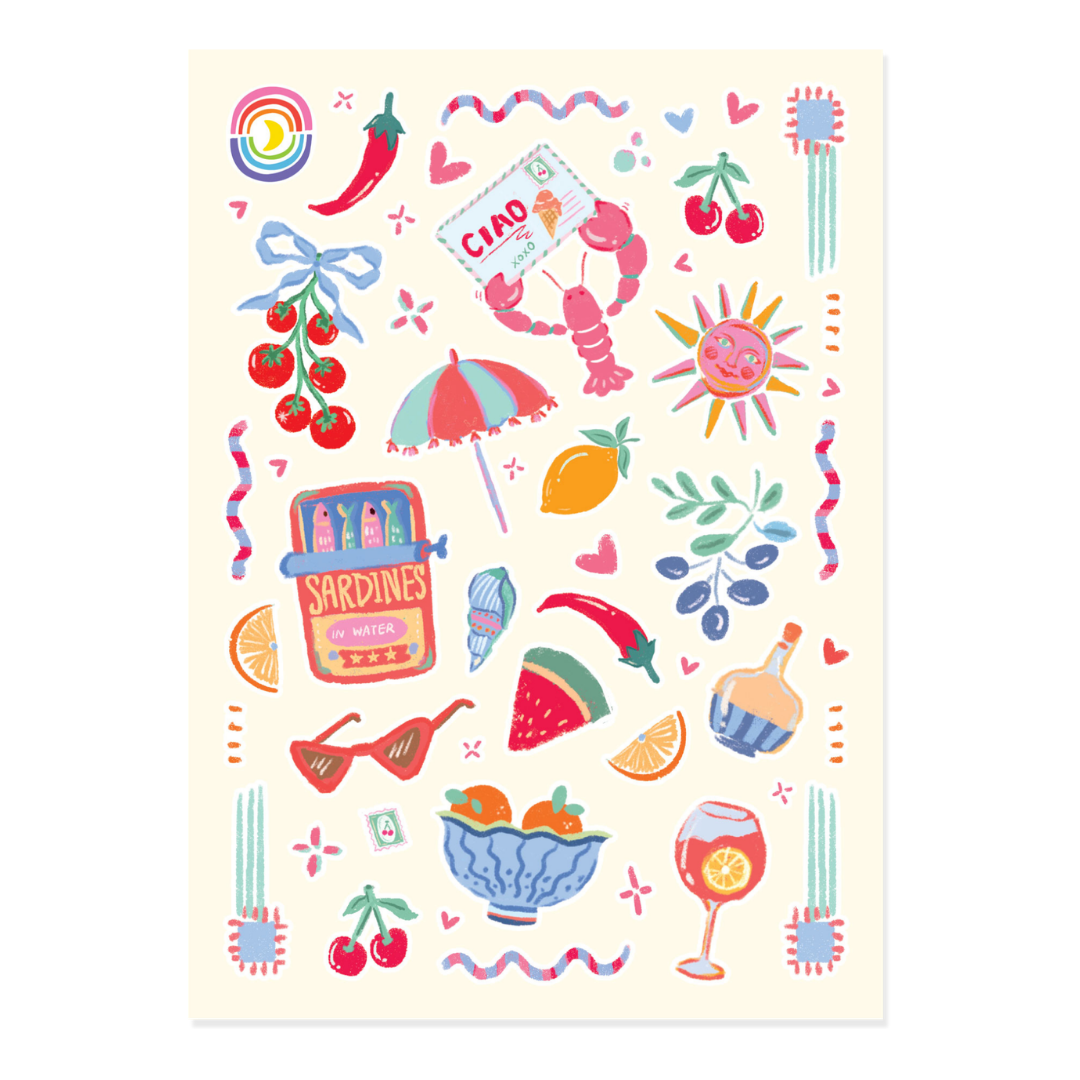 Ciao Summer Sticker Sheet