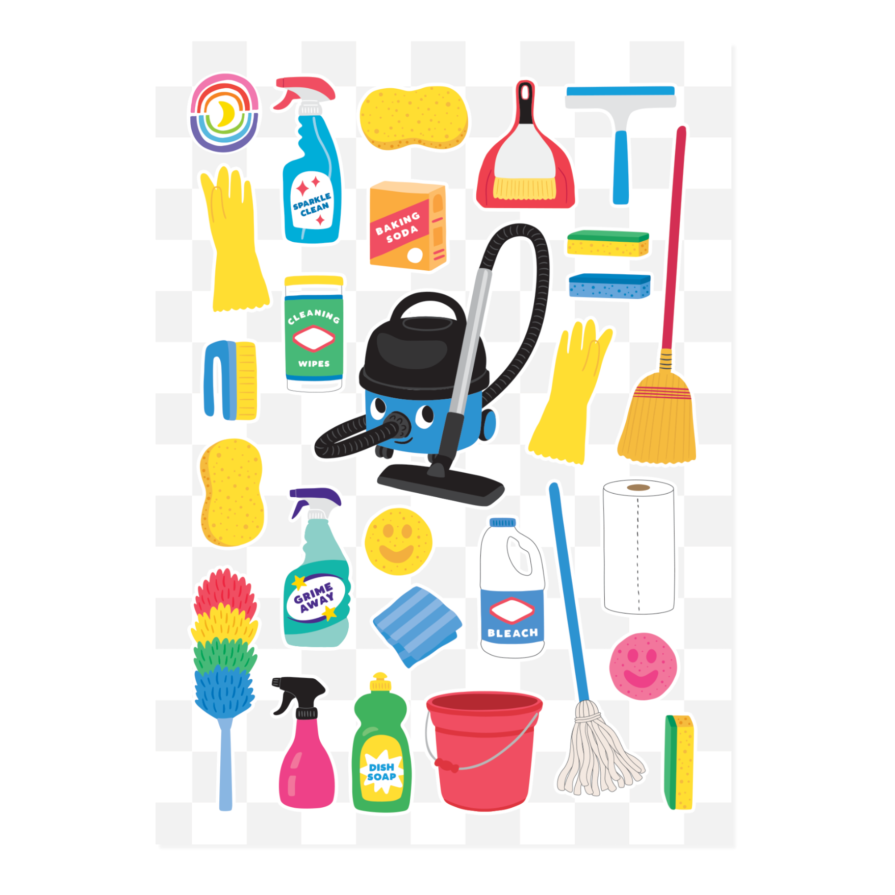 Scrub Club Sticker Sheet
