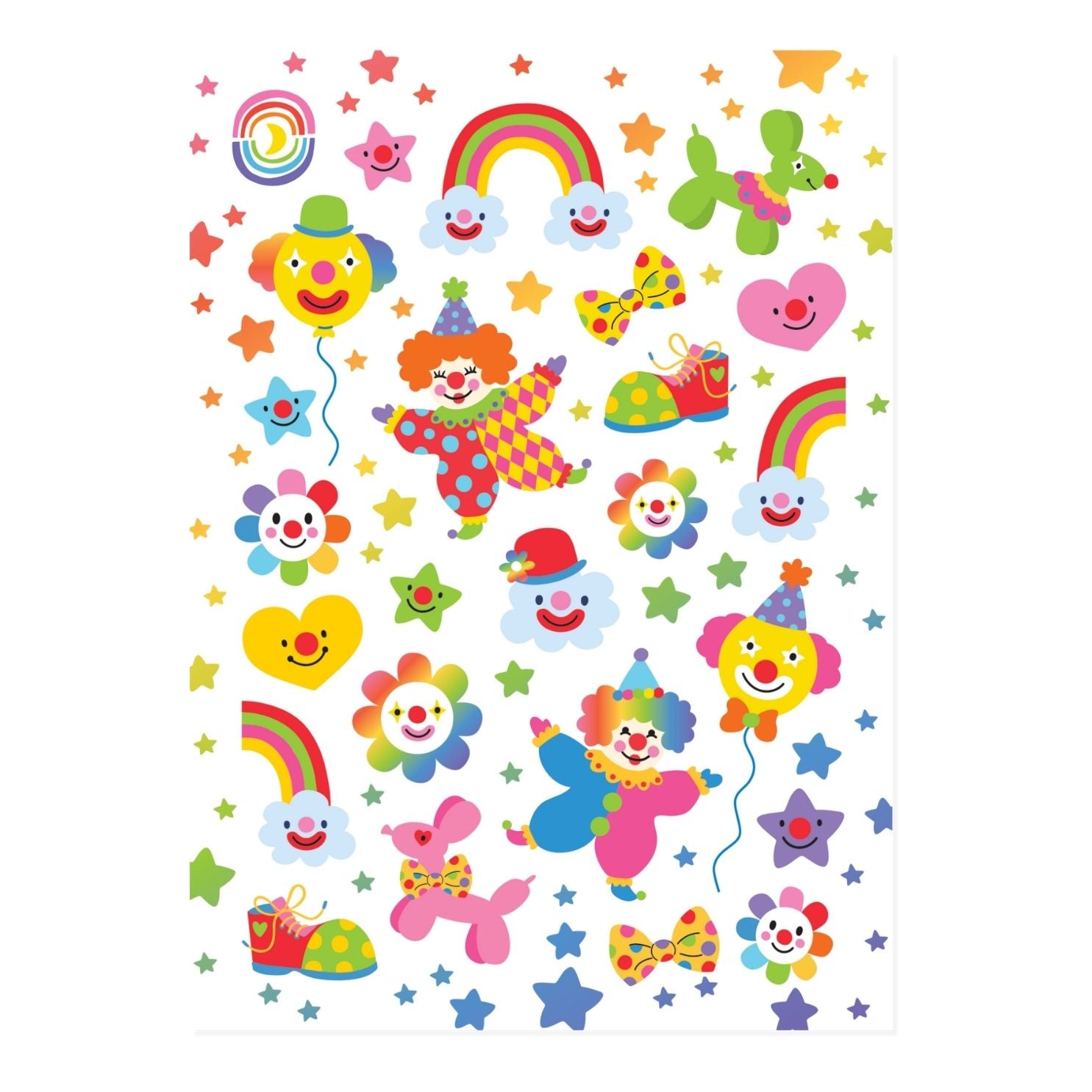 Clowning Around Sticker Sheet