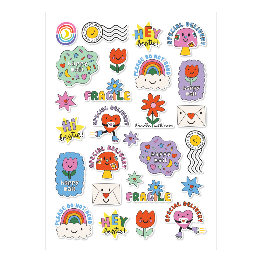 Delightful Delivery Sticker Sheet