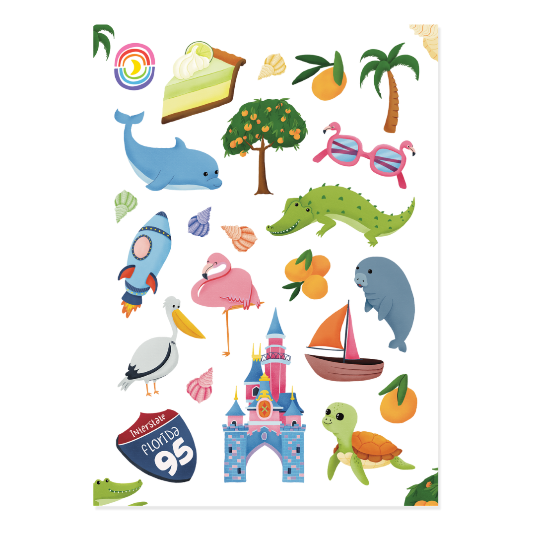 Florida Days Sticker Sheet