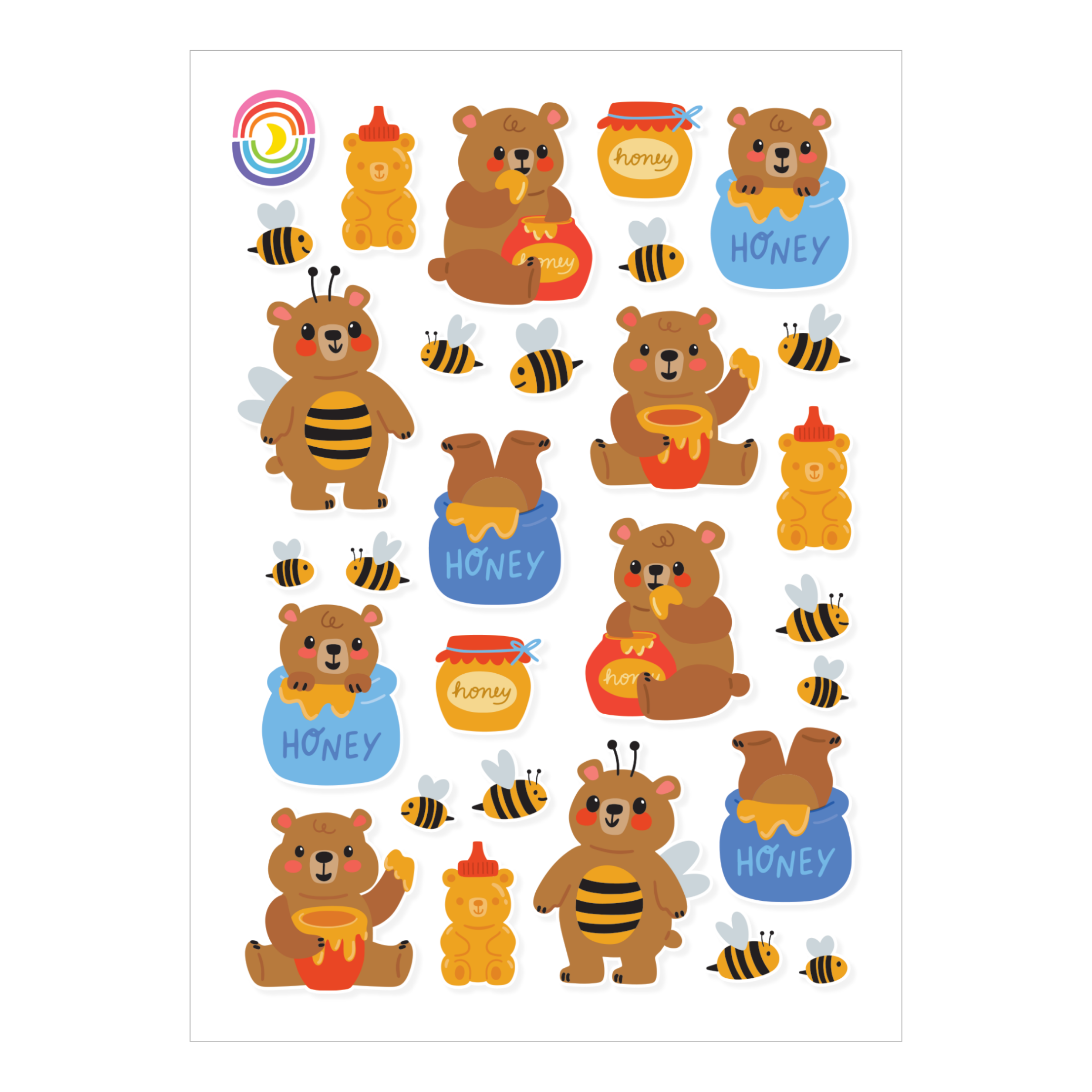 Bear-y Cozy Sticker Sheet
