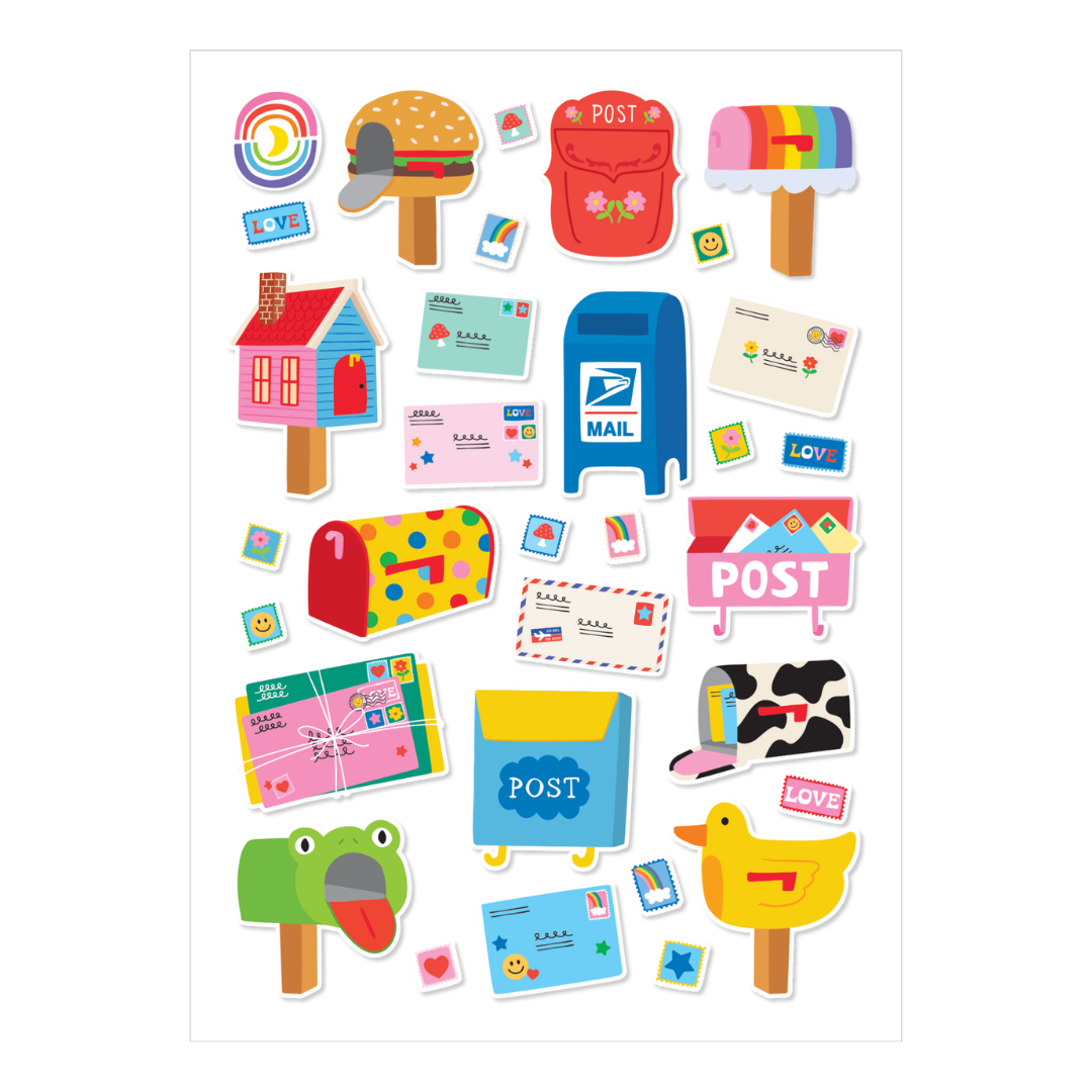 Happy Mailbox Sticker Sheet