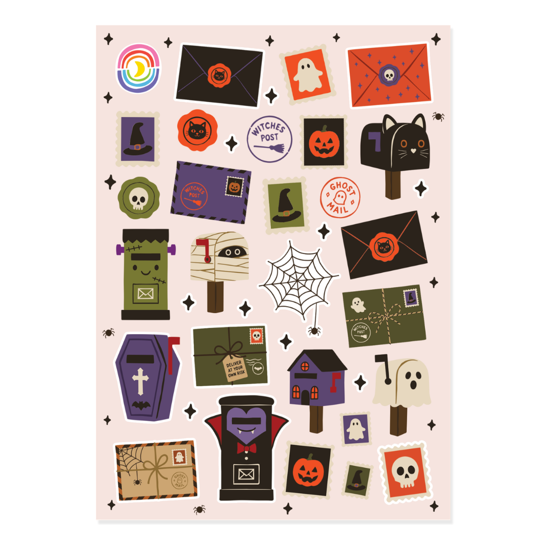 Horrorgrams Multicolor Foil Sticker Sheet