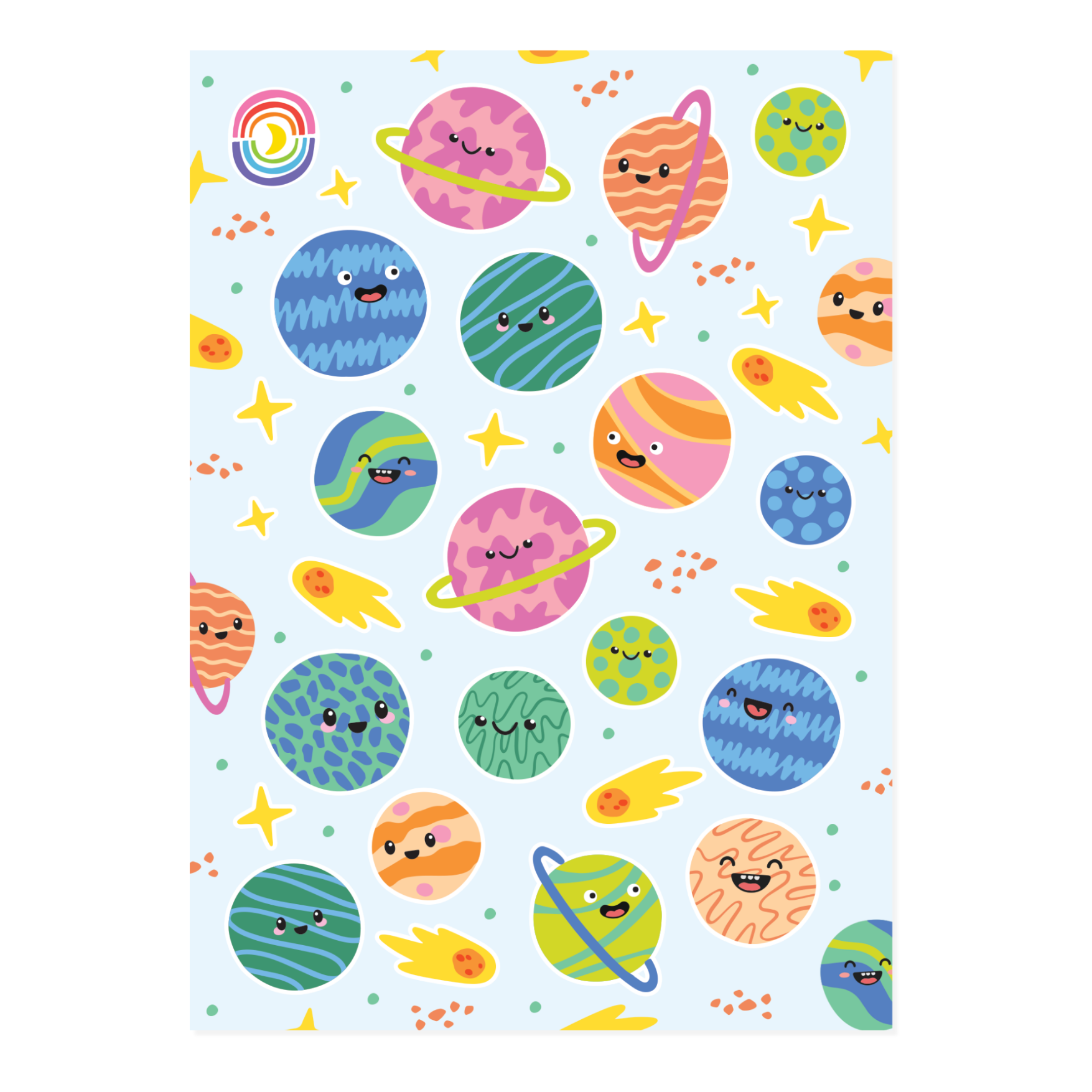 Kawaiiverse Hologram Sticker Sheet