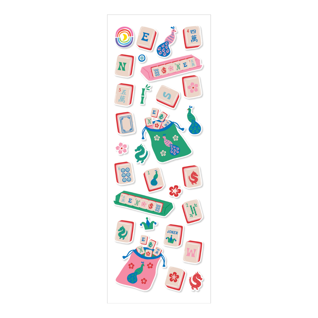 Mahjong Club Sticker Sheet