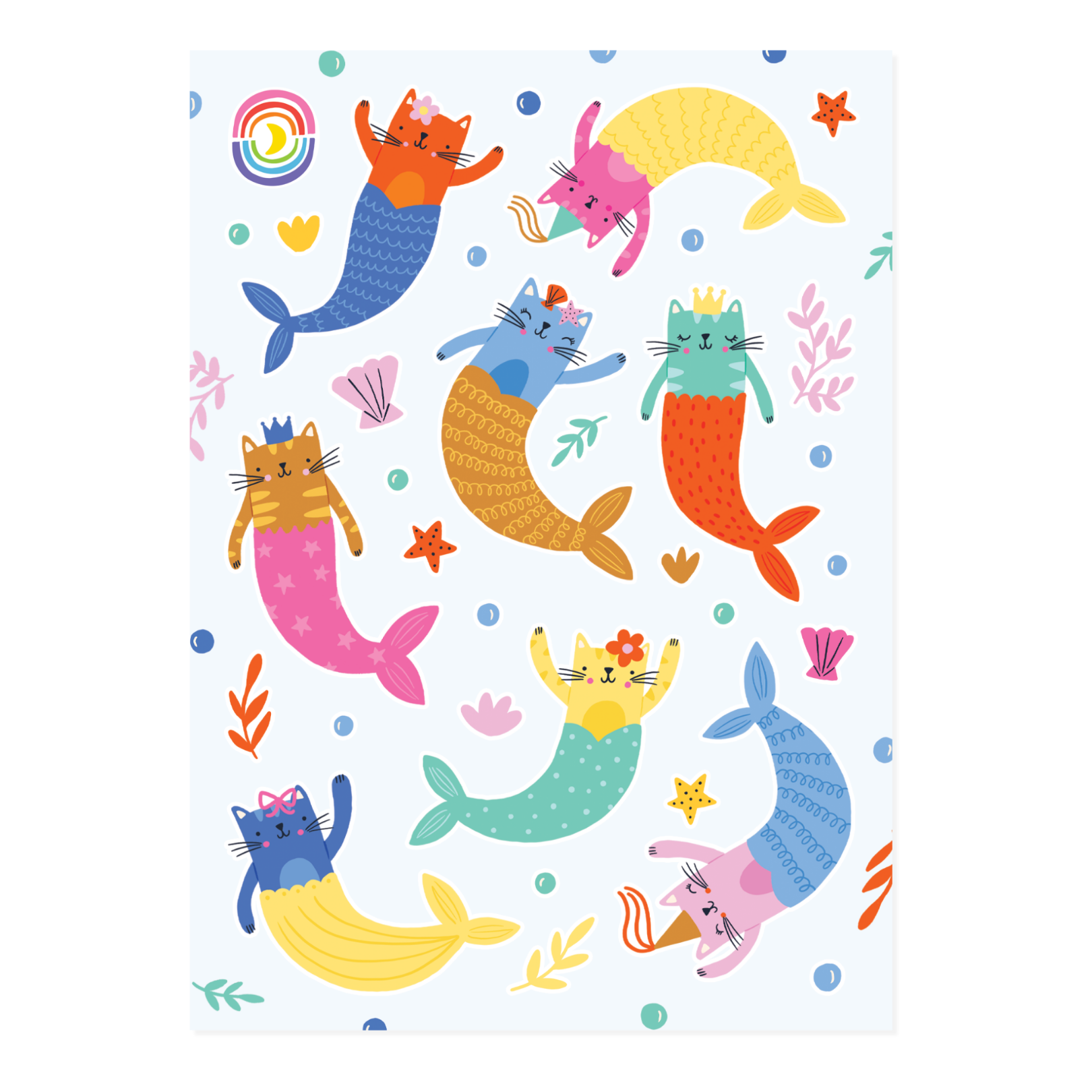 Purrmaids Sticker Sheet