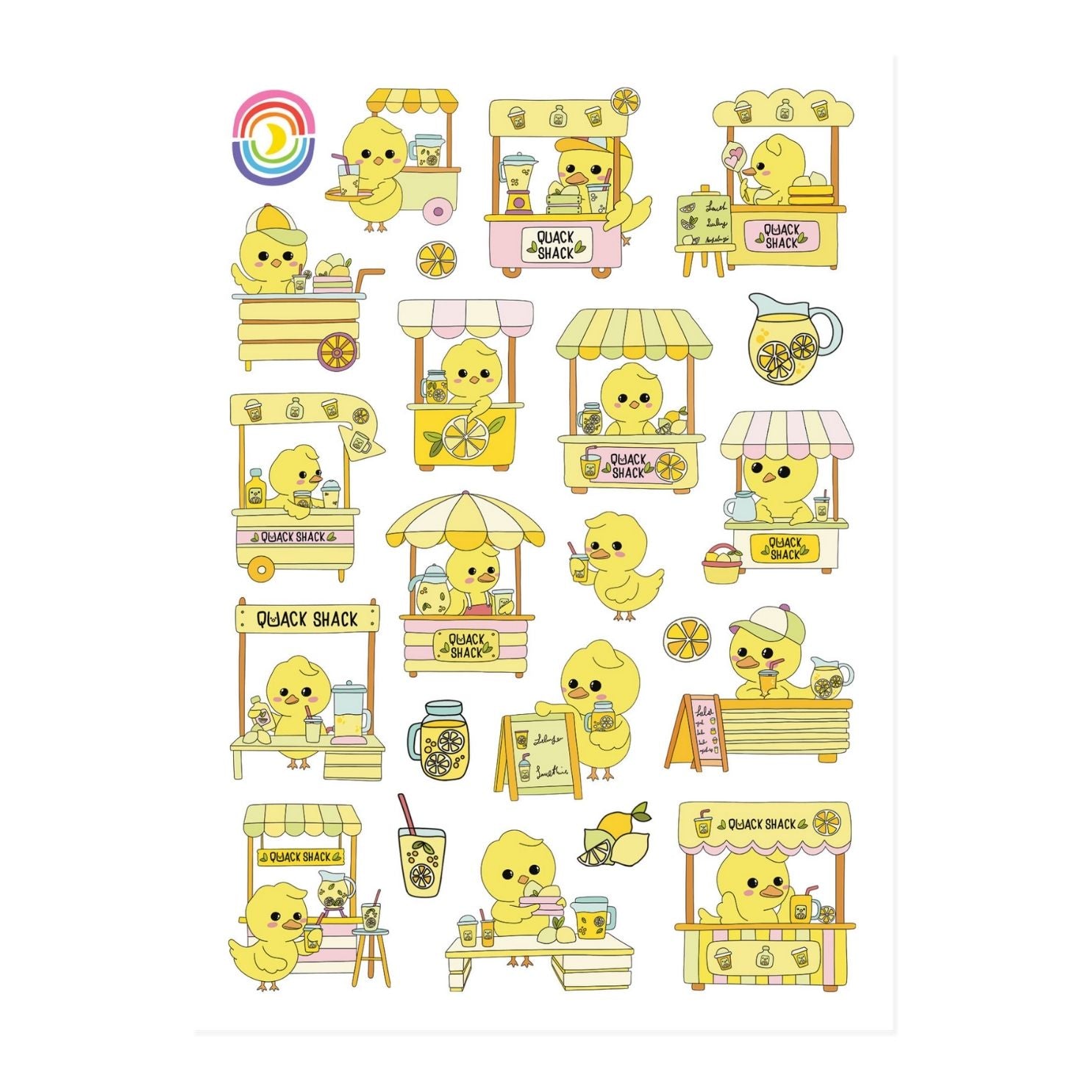 Quack Shack Sticker Sheet