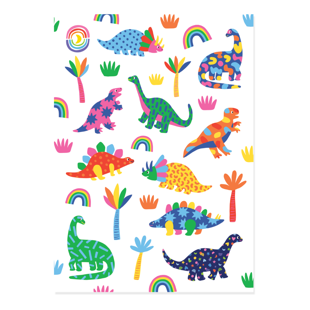 Stickersaurus A6 Sticker Sheet