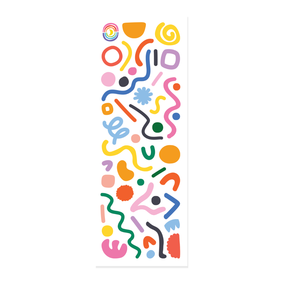 Squiggle It Strip Sticker Sheet