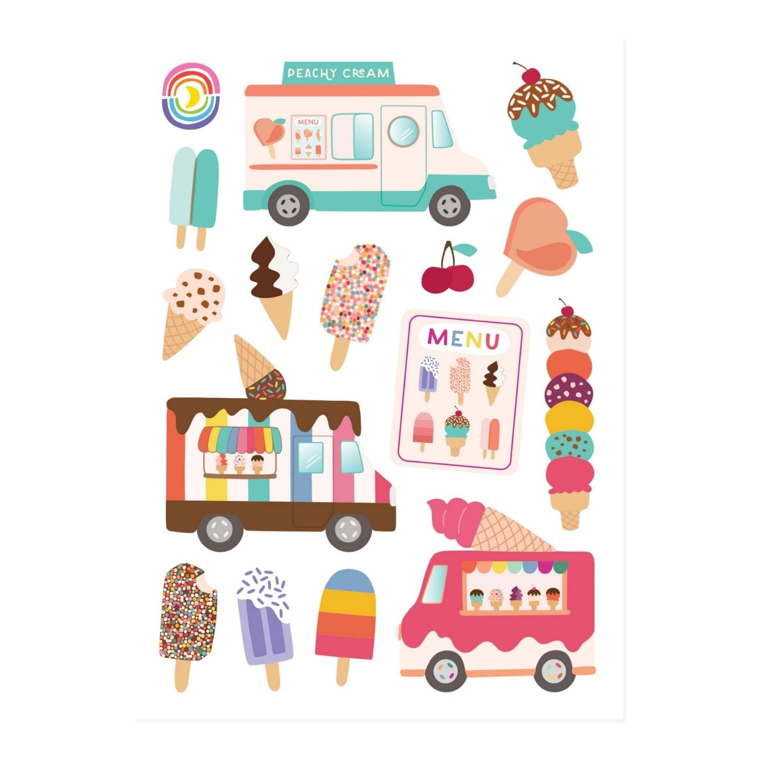 Taste the Rainbow Sticker Sheet
