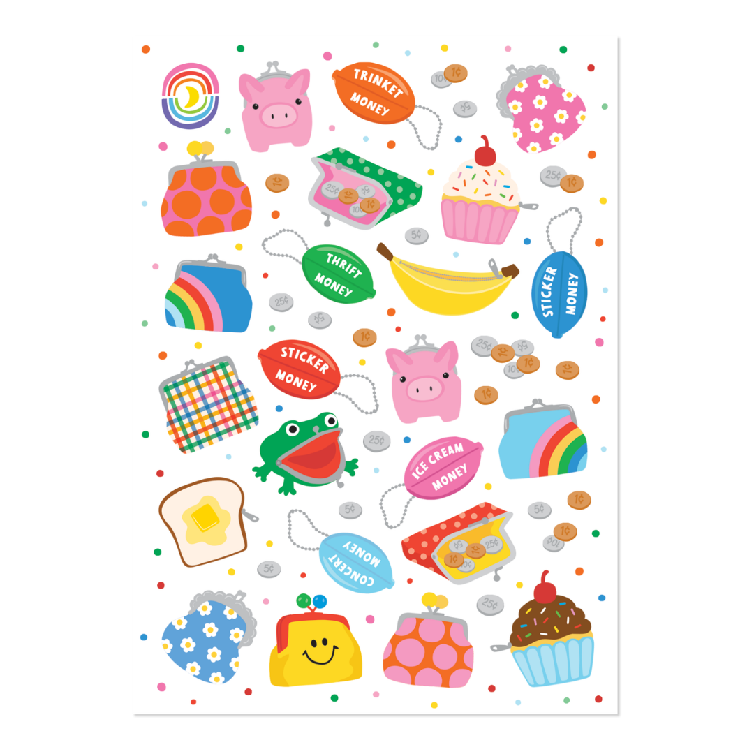 Pocket Change Sticker Sheet
