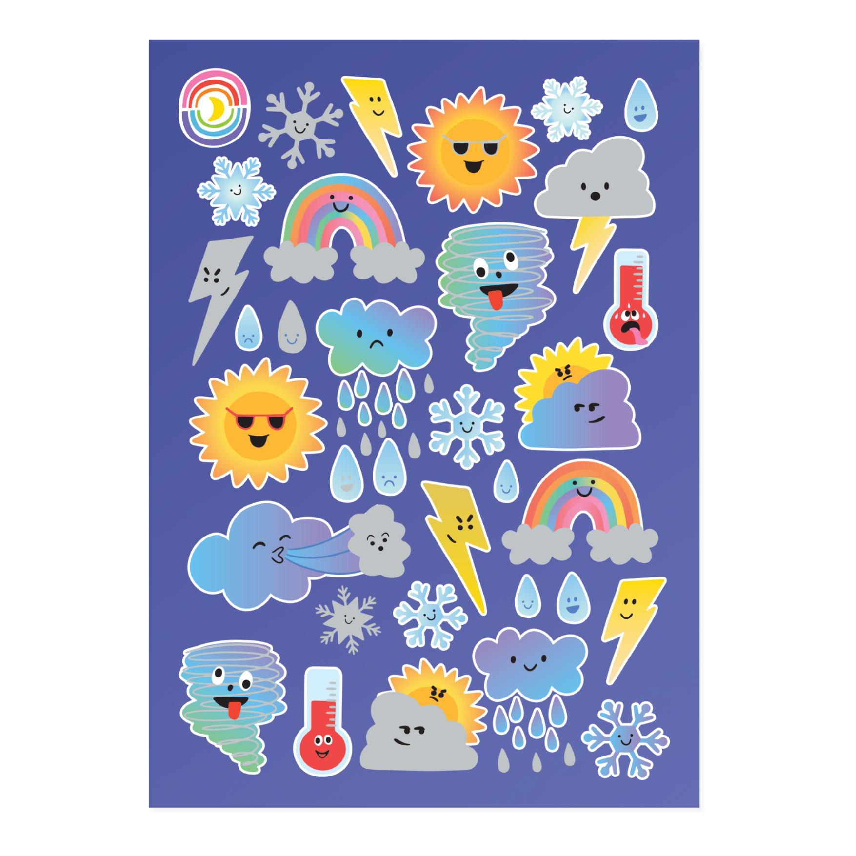 Forecast Fun Hologram Foil Sticker Sheet