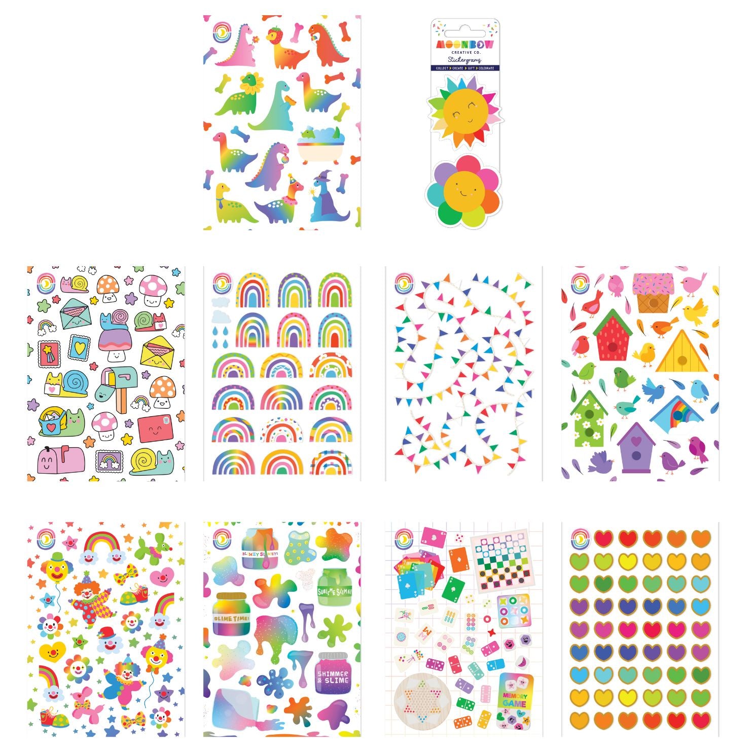 July 2025 Kids Pack Bundle: Rainbows
