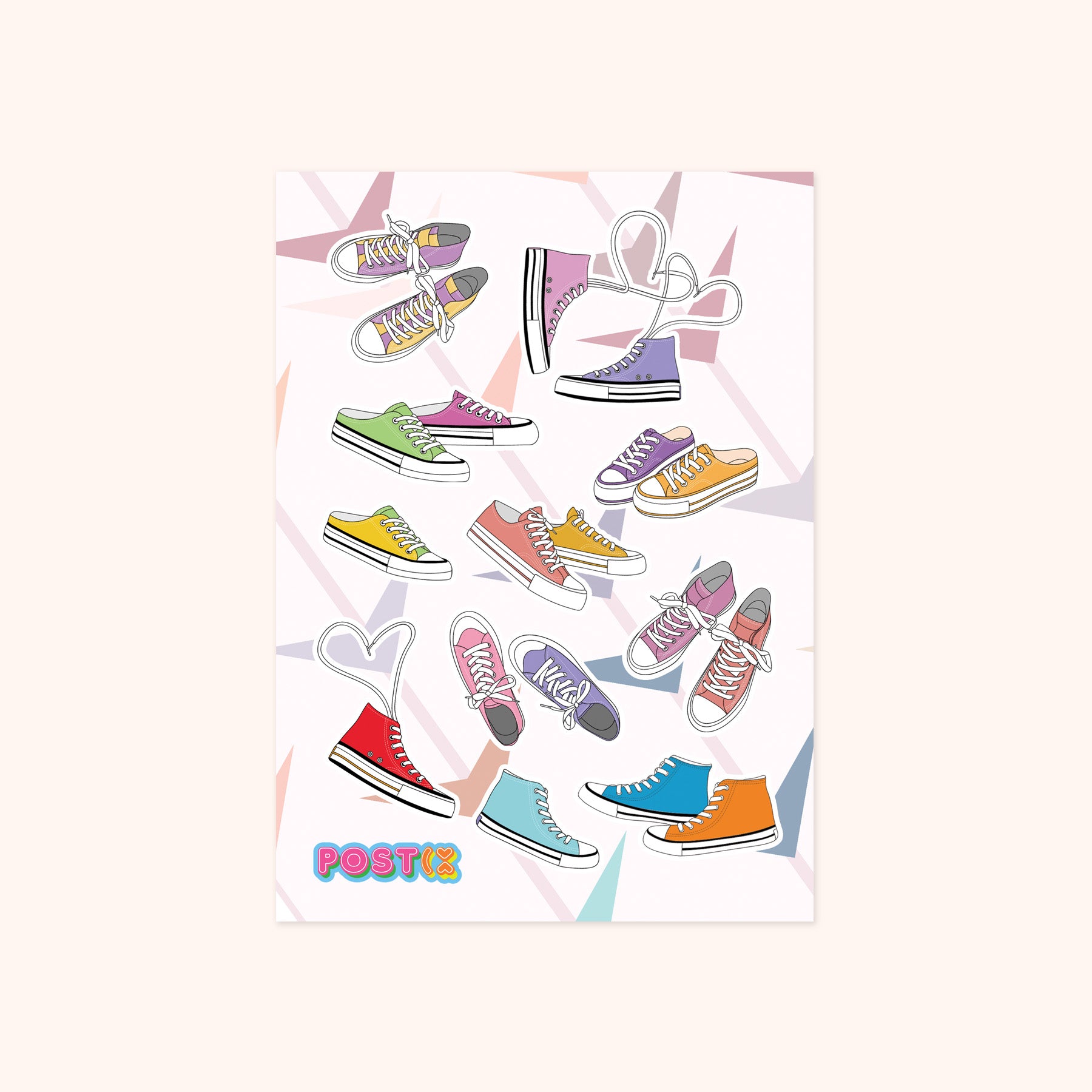 Cool Classic Kicks Sticker Sheet