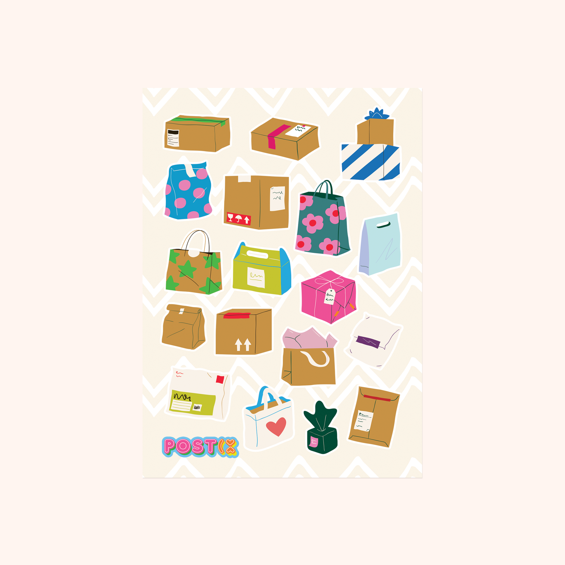 Home Delivery Sticker Sheet