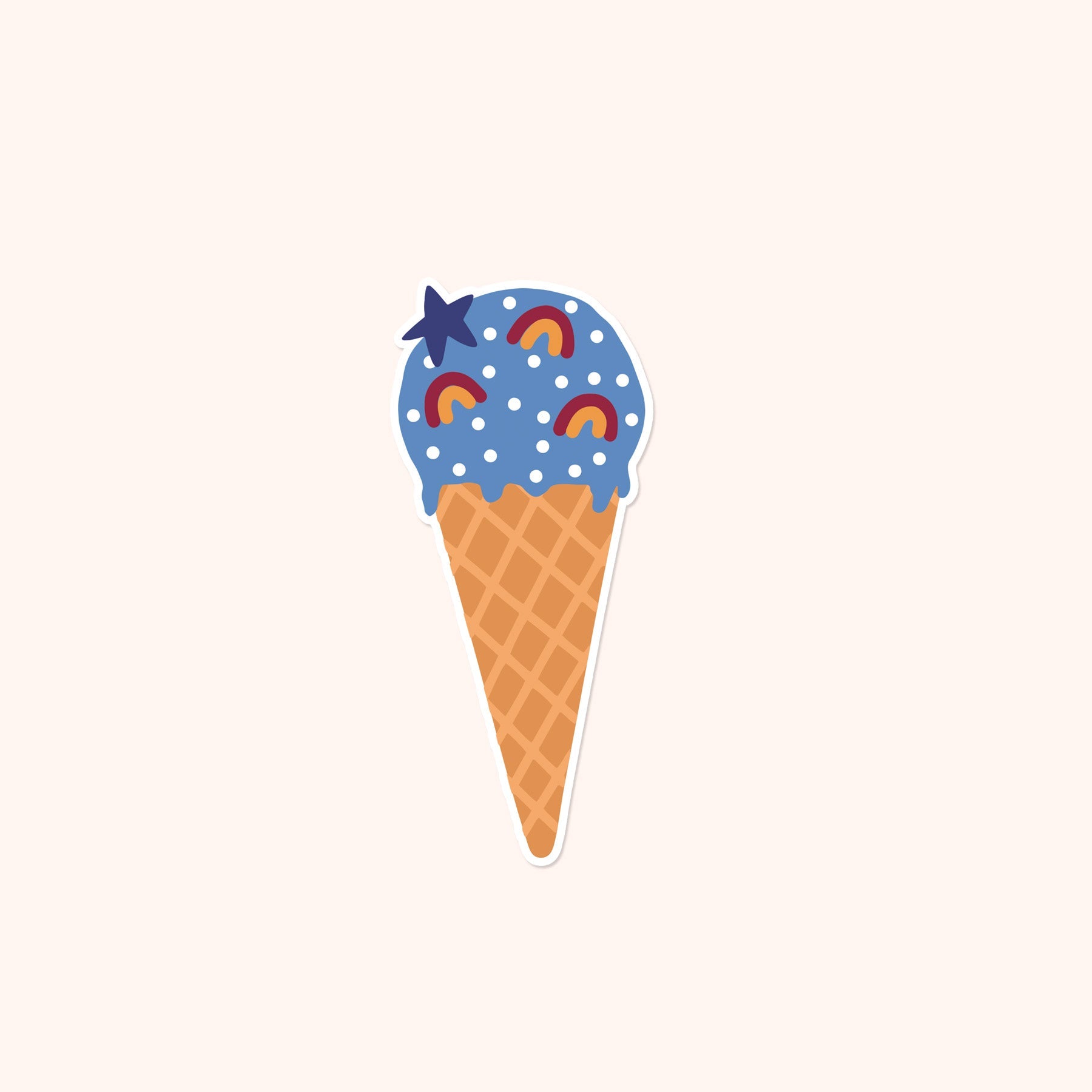 Magic Ice Cream Sticker Flake