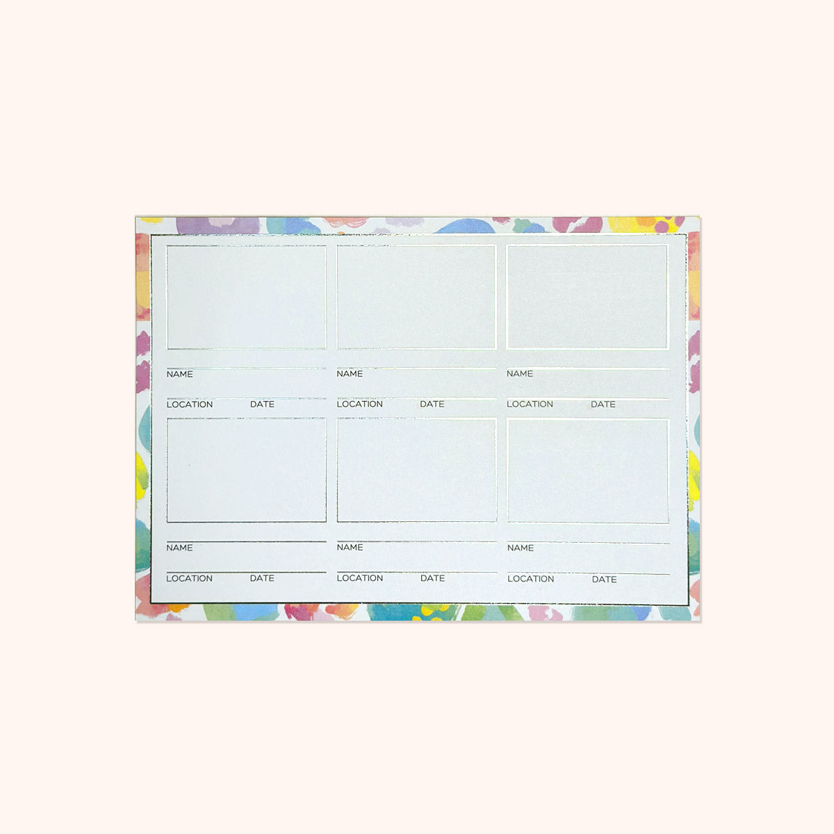 Limited Edition Kasey Rainbow Pastel Leopard Stickergram 5 Pack