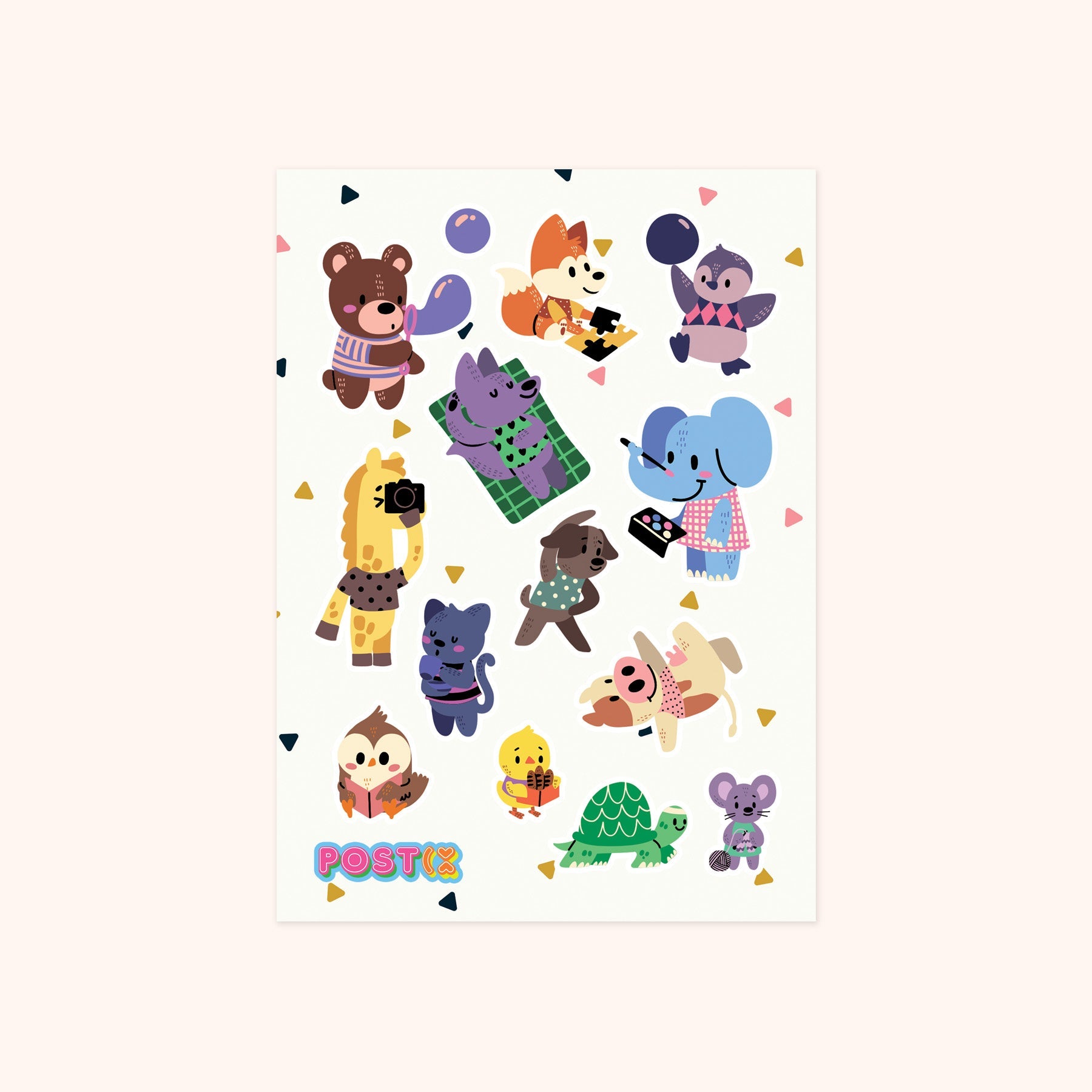 Me Time Animals Sticker Sheet