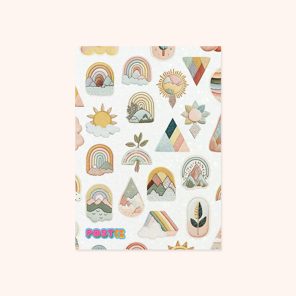 Patch of Nature A6 Glitter Sticker Sheet