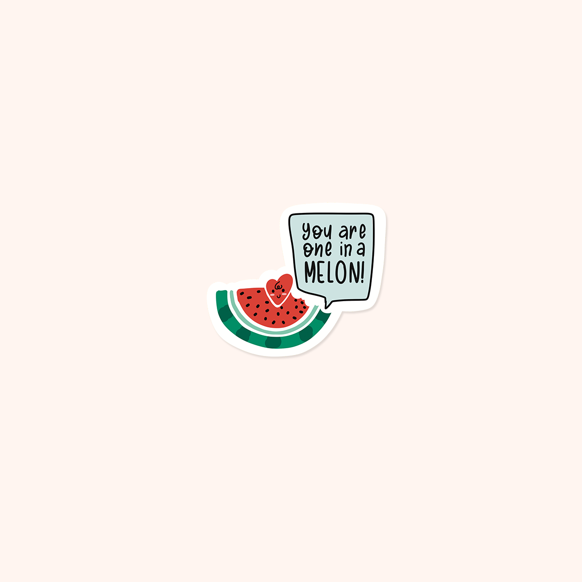 One in a Melon Sticker Flake