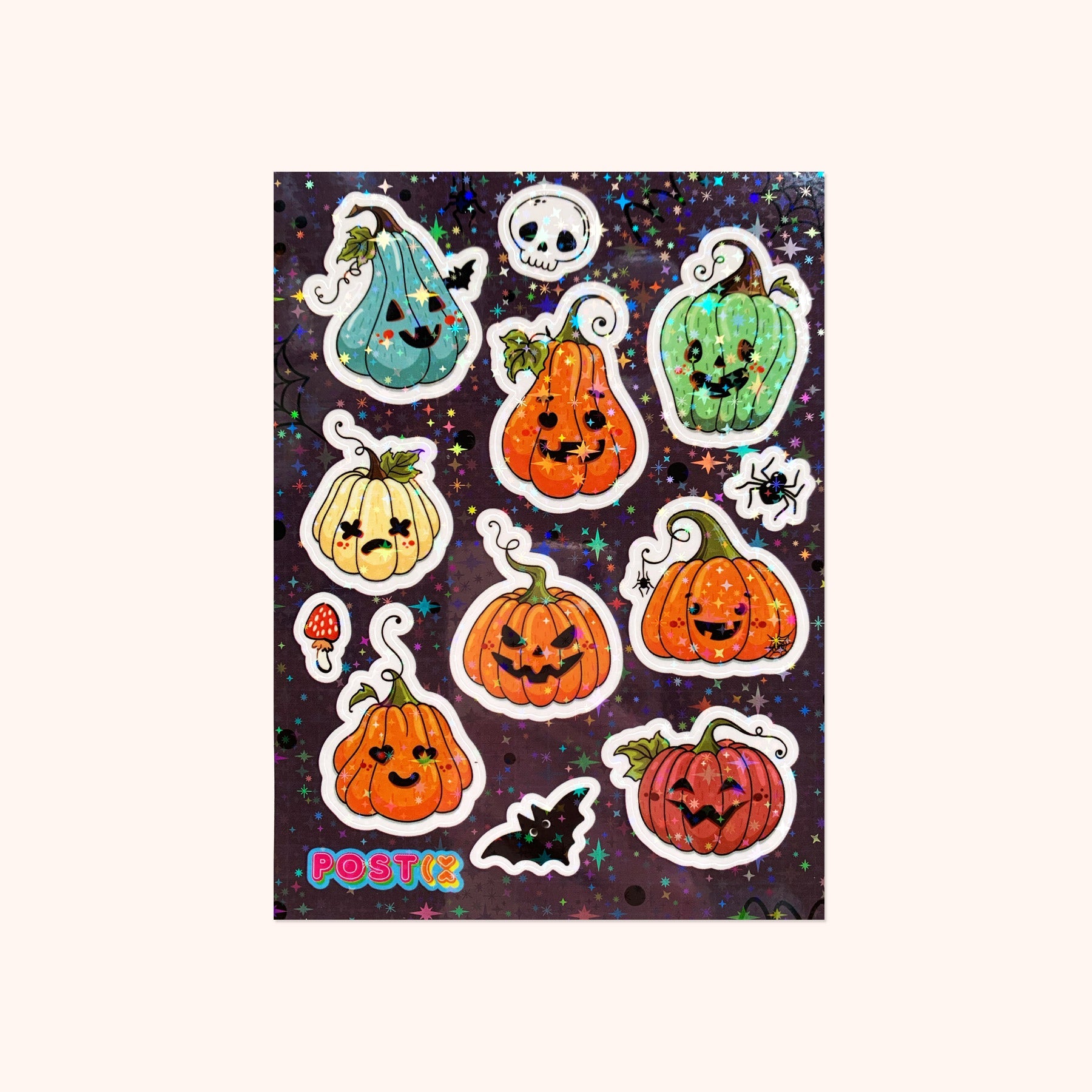 Halloween Pumpkins Horrorgram Sticker Sheet