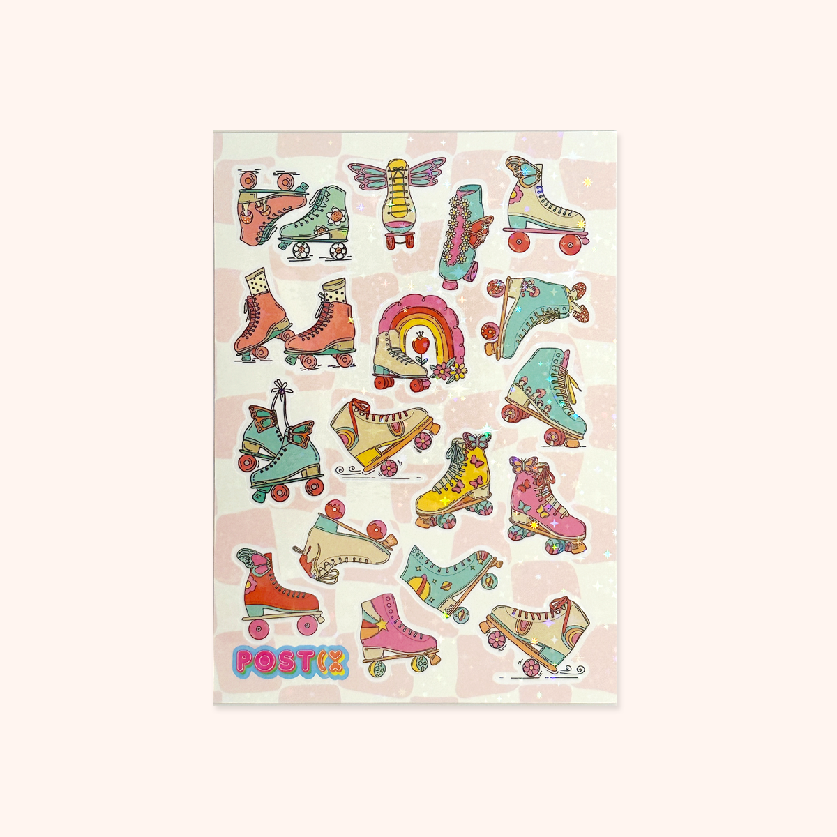 Roller Daze A6 Hologram Sticker Sheet