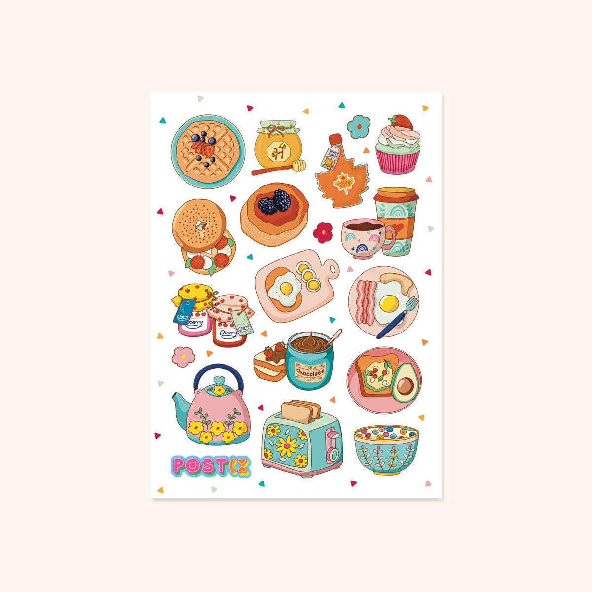 Breakfast is Served Sticker Sheet