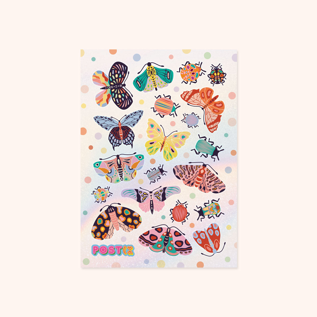 Fancy Flutters Hologram Sticker Sheet