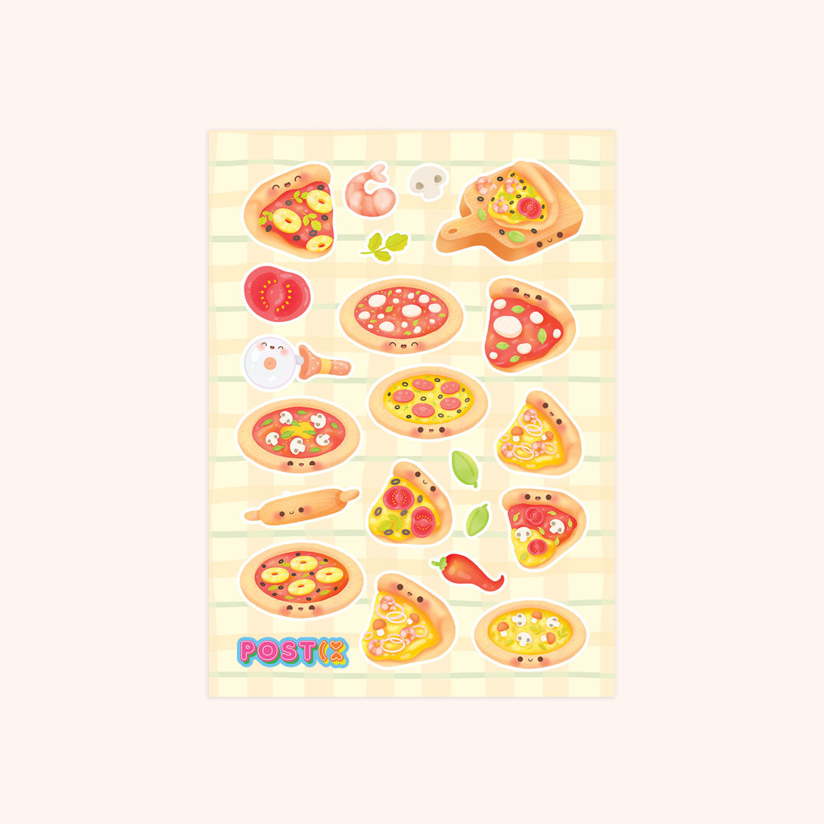 Pizza Pies Matte Sticker Sheet