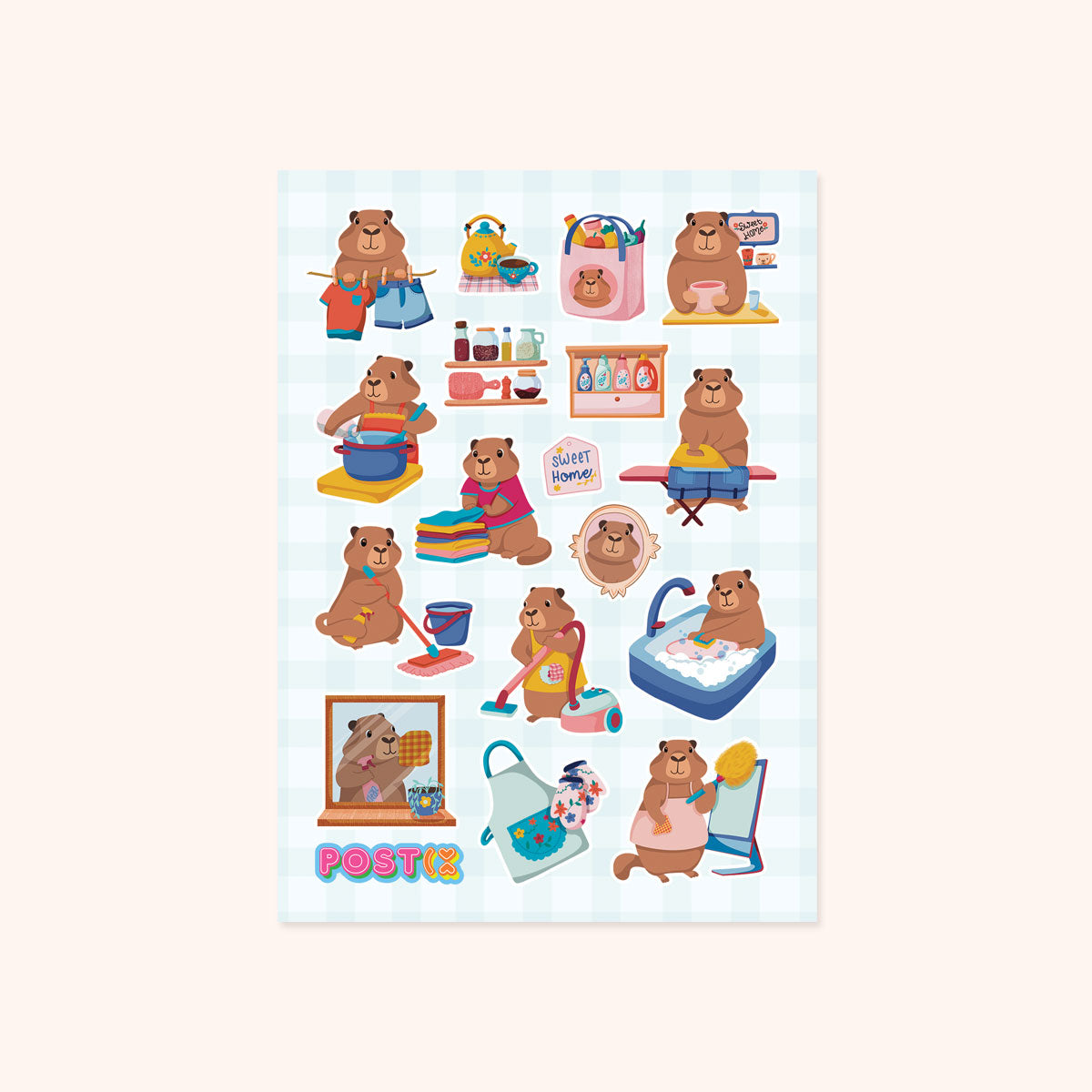 Marmots Manor A6 Sticker Sheet