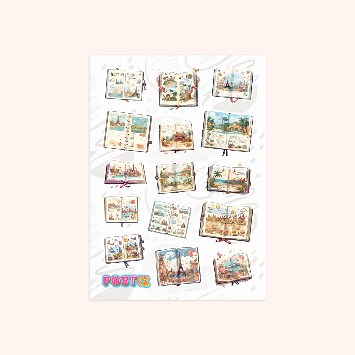 Travel Tales Matte Sticker Sheet