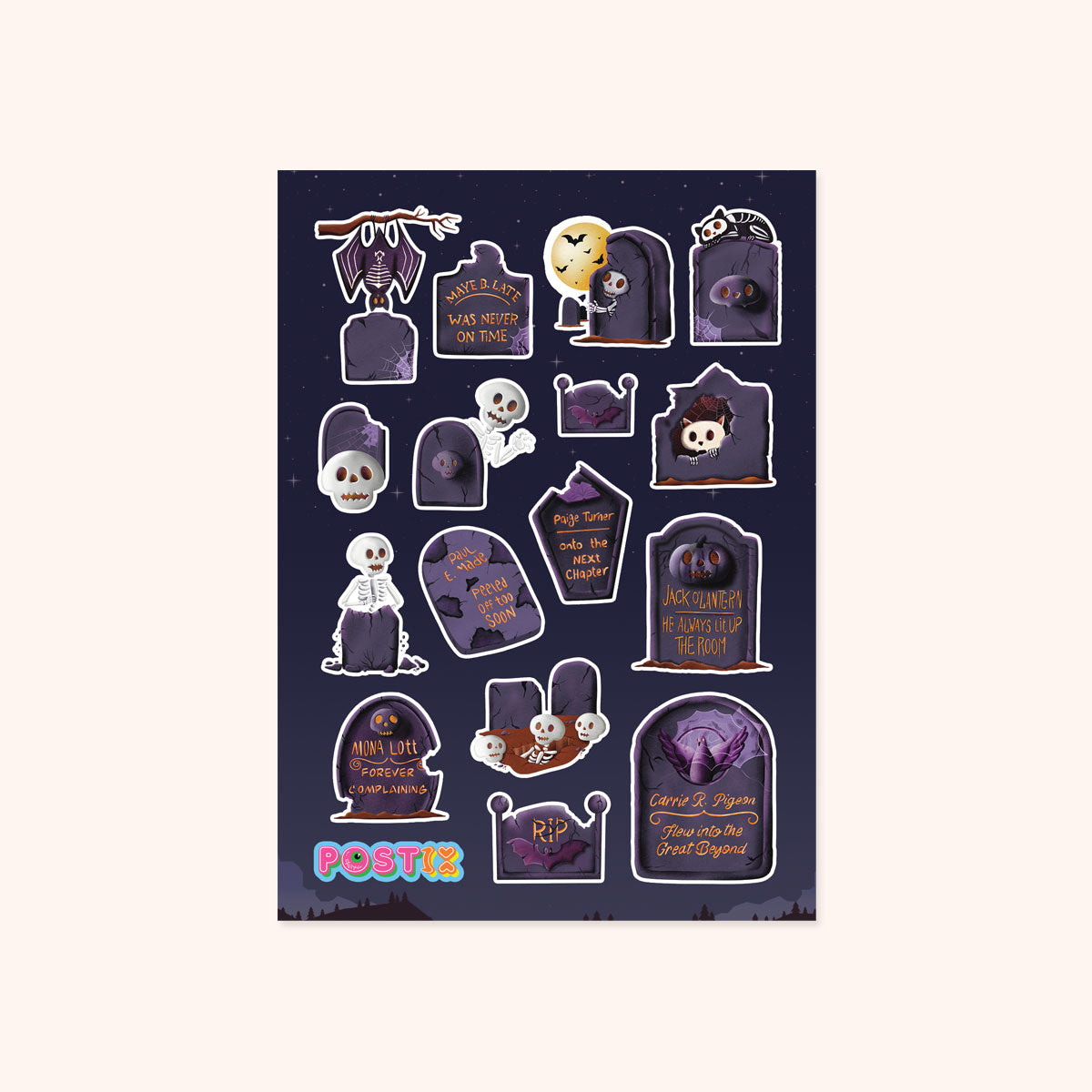 Pun-derground Matte Transparent Sticker Sheet