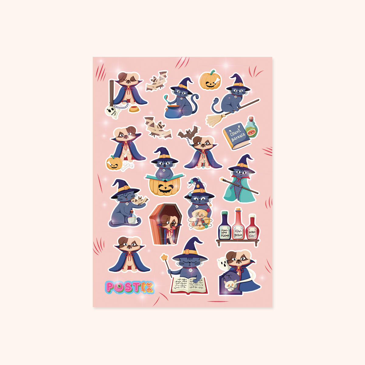 Purranormal Hologram Sticker Sheet