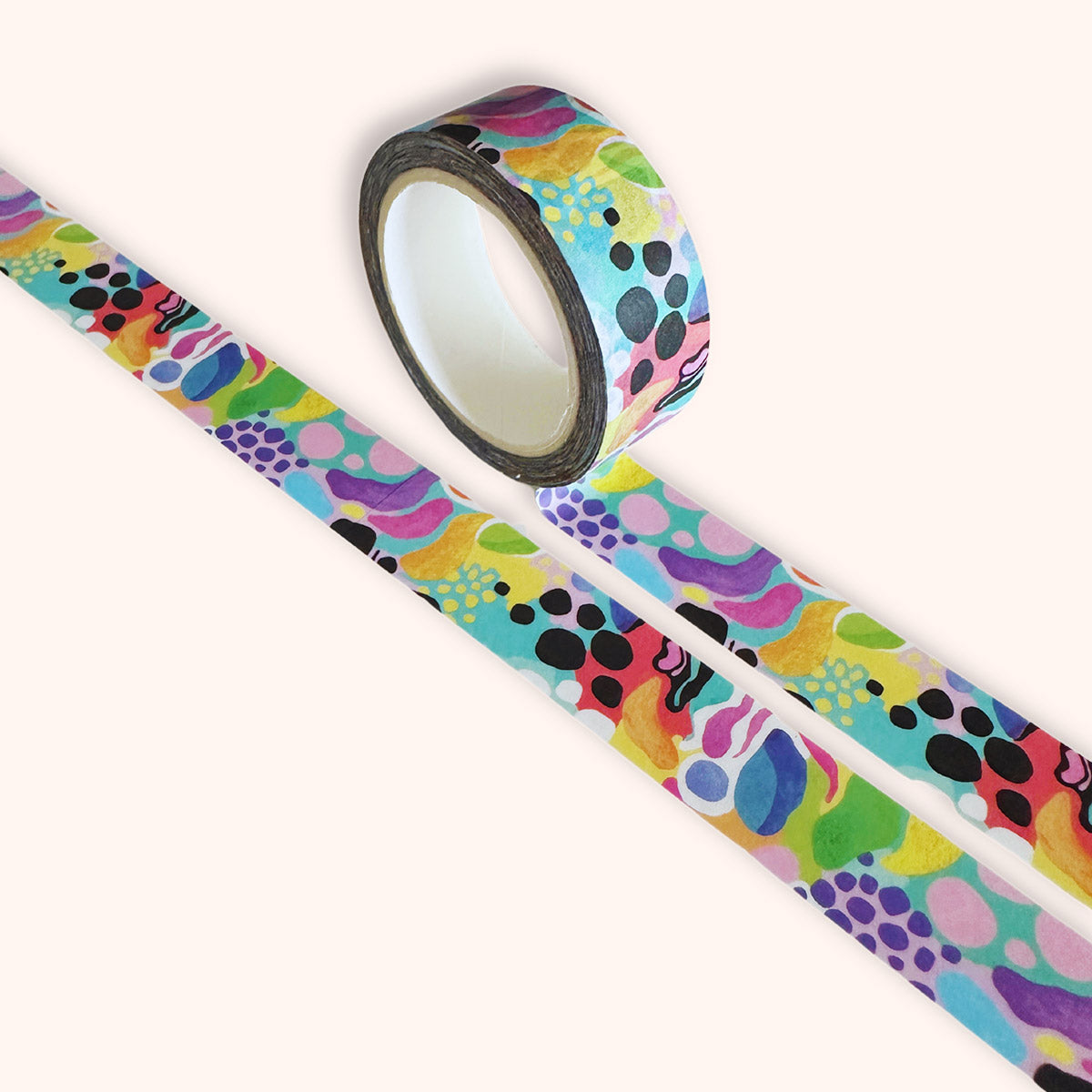 Limited Edition Kasey Rainbow Electric Colour Washi Tape