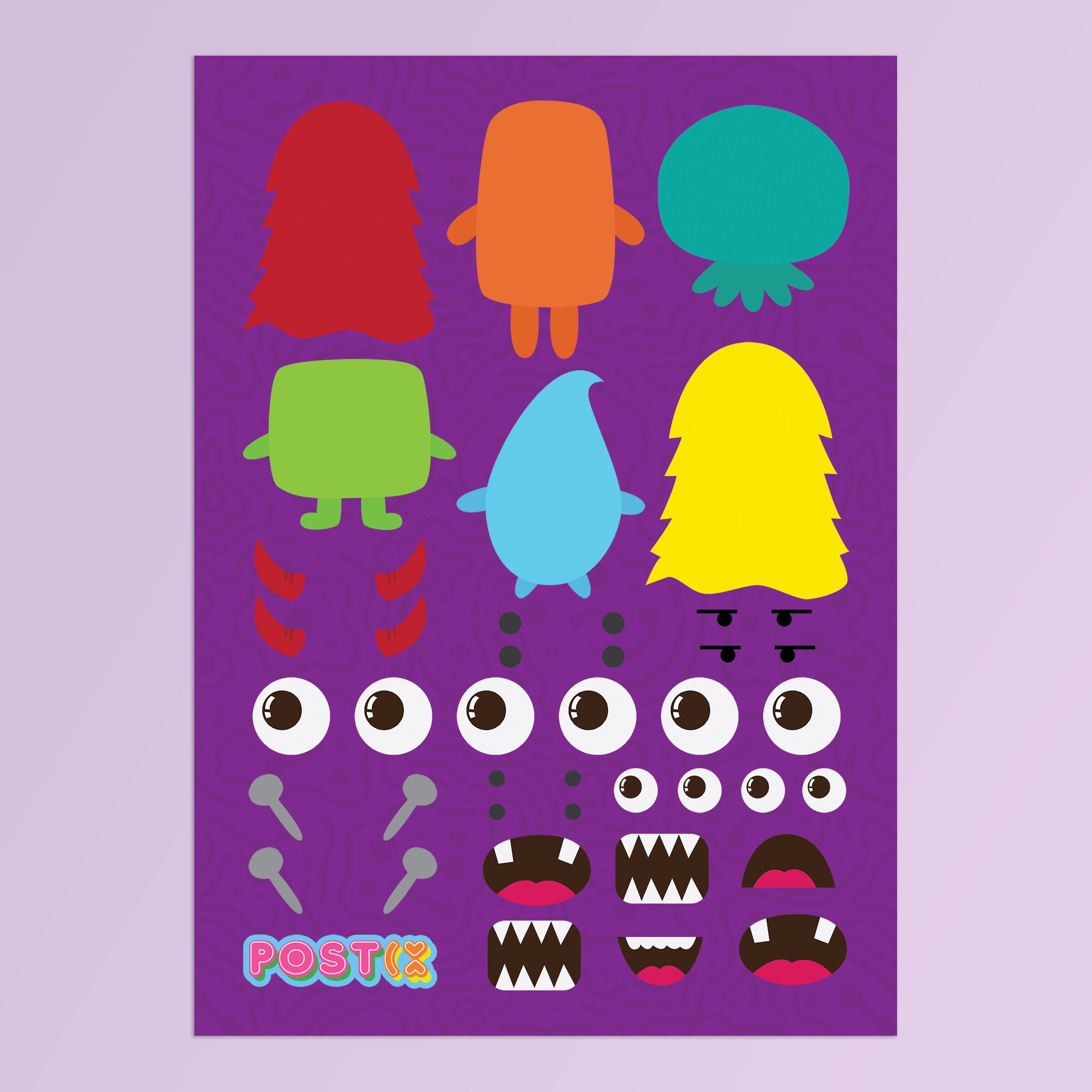 Monster Maker Sticker Sheet