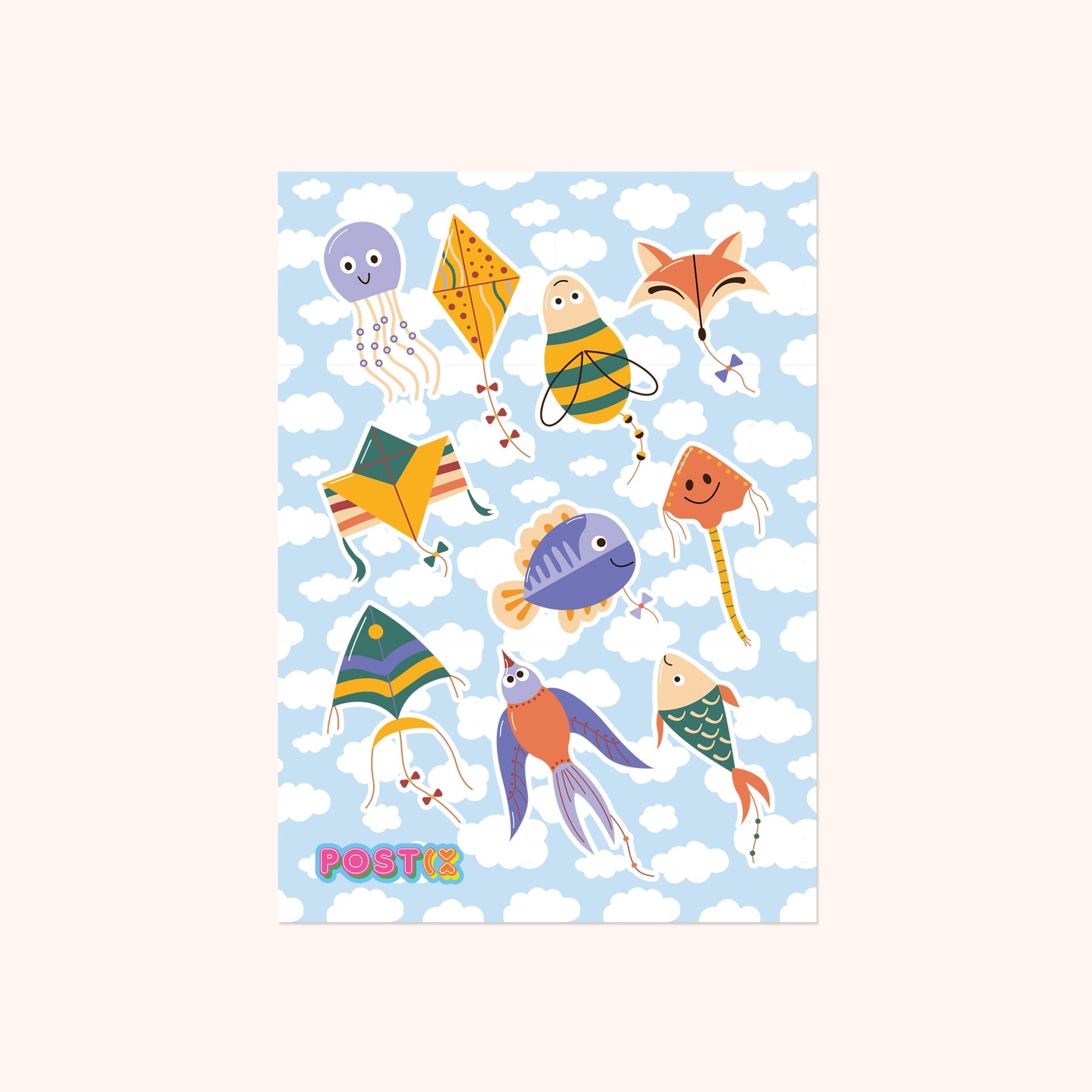 Kool Kites Sticker Sheet