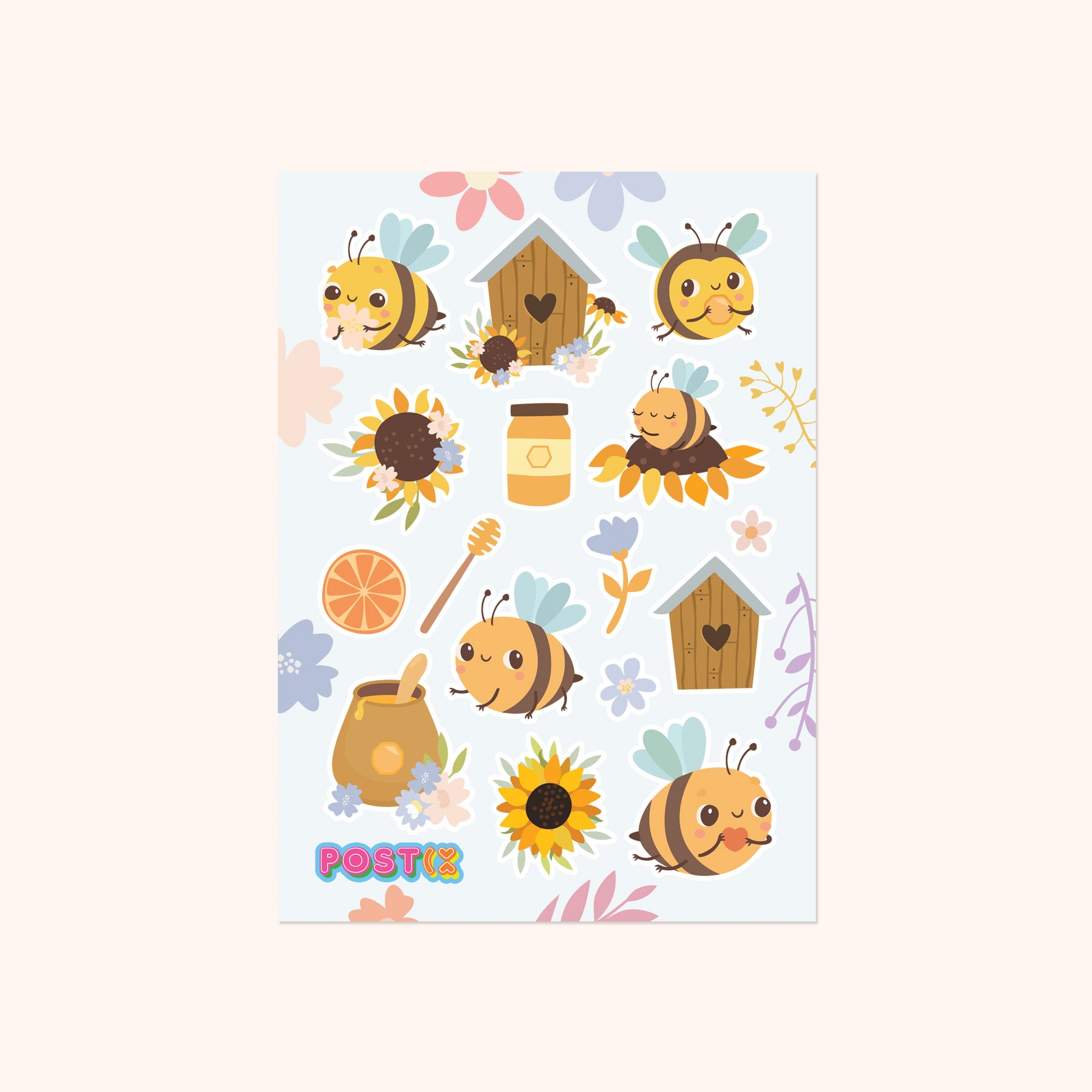 Beeautiful Day Sticker Sheet