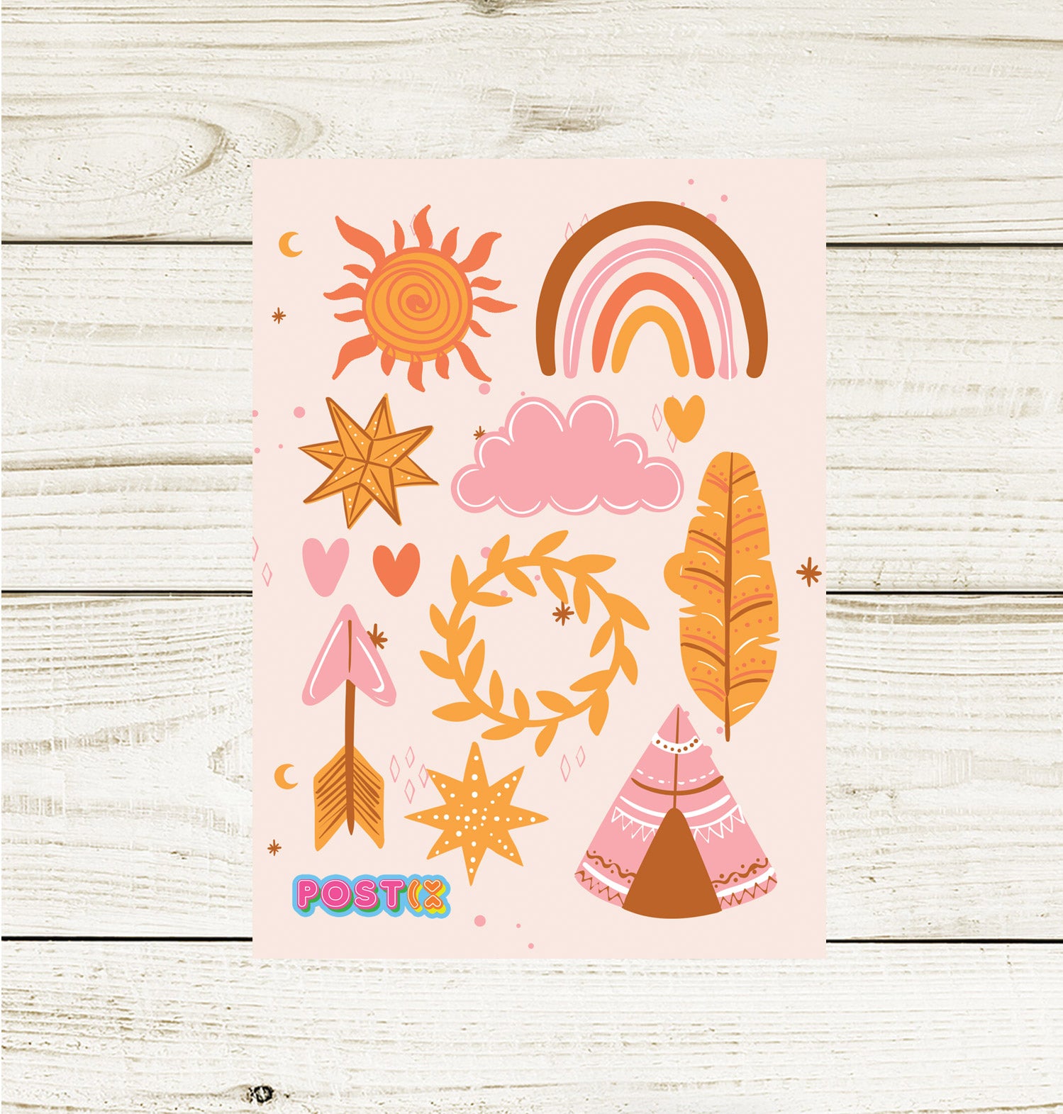 Sunshine in the Desert Mini Sticker Sheet