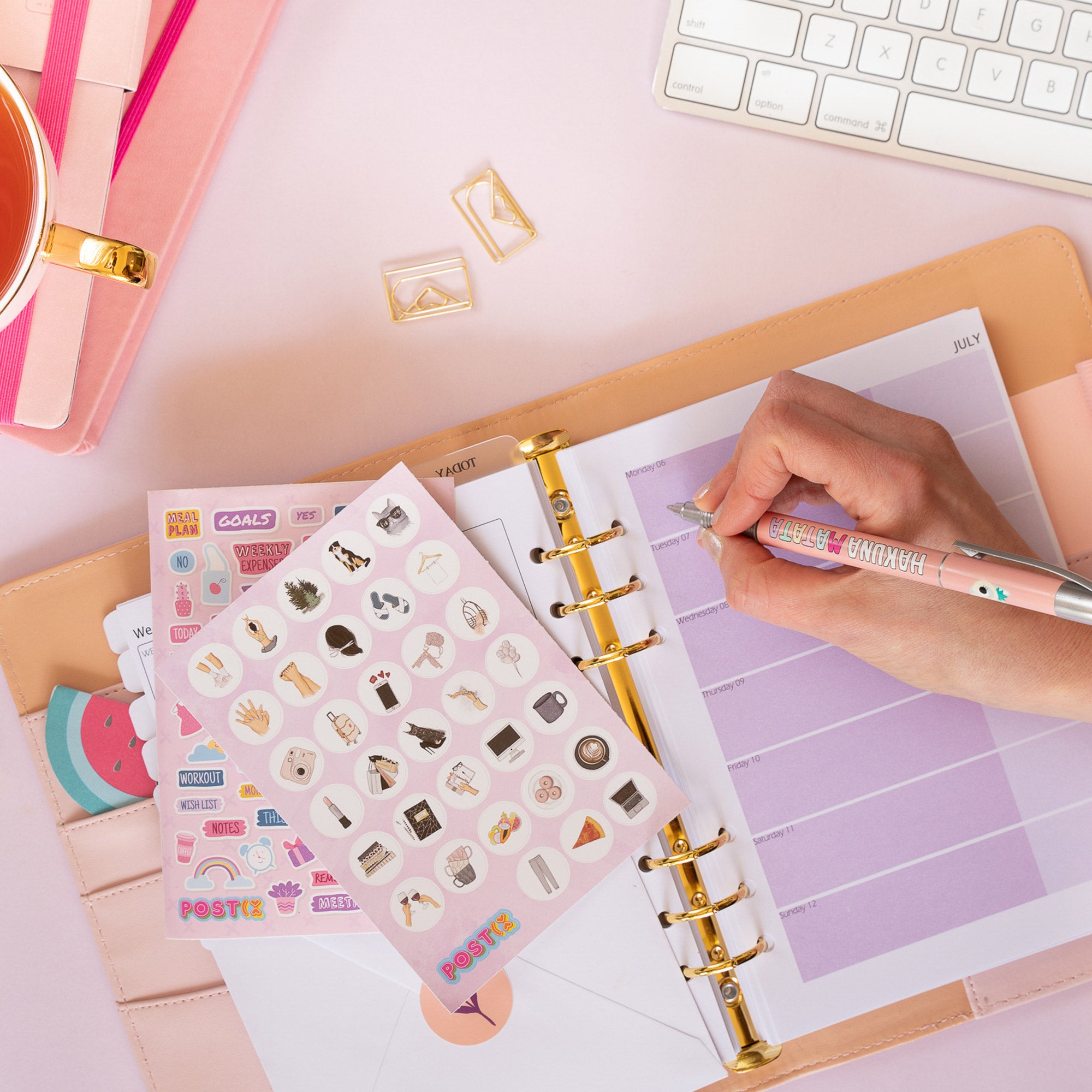 Busy Lady Sticker Sheet