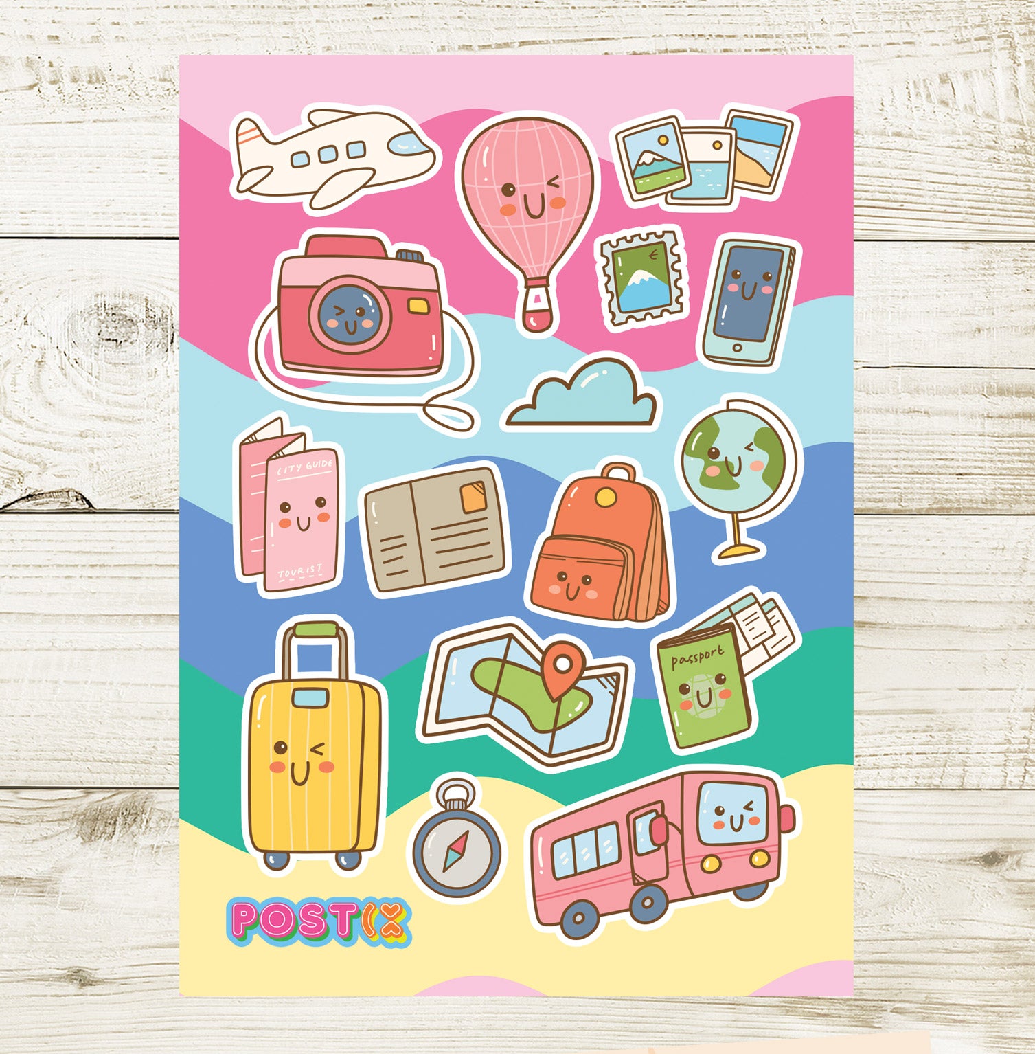 Kawaii Adventures Sticker Sheet