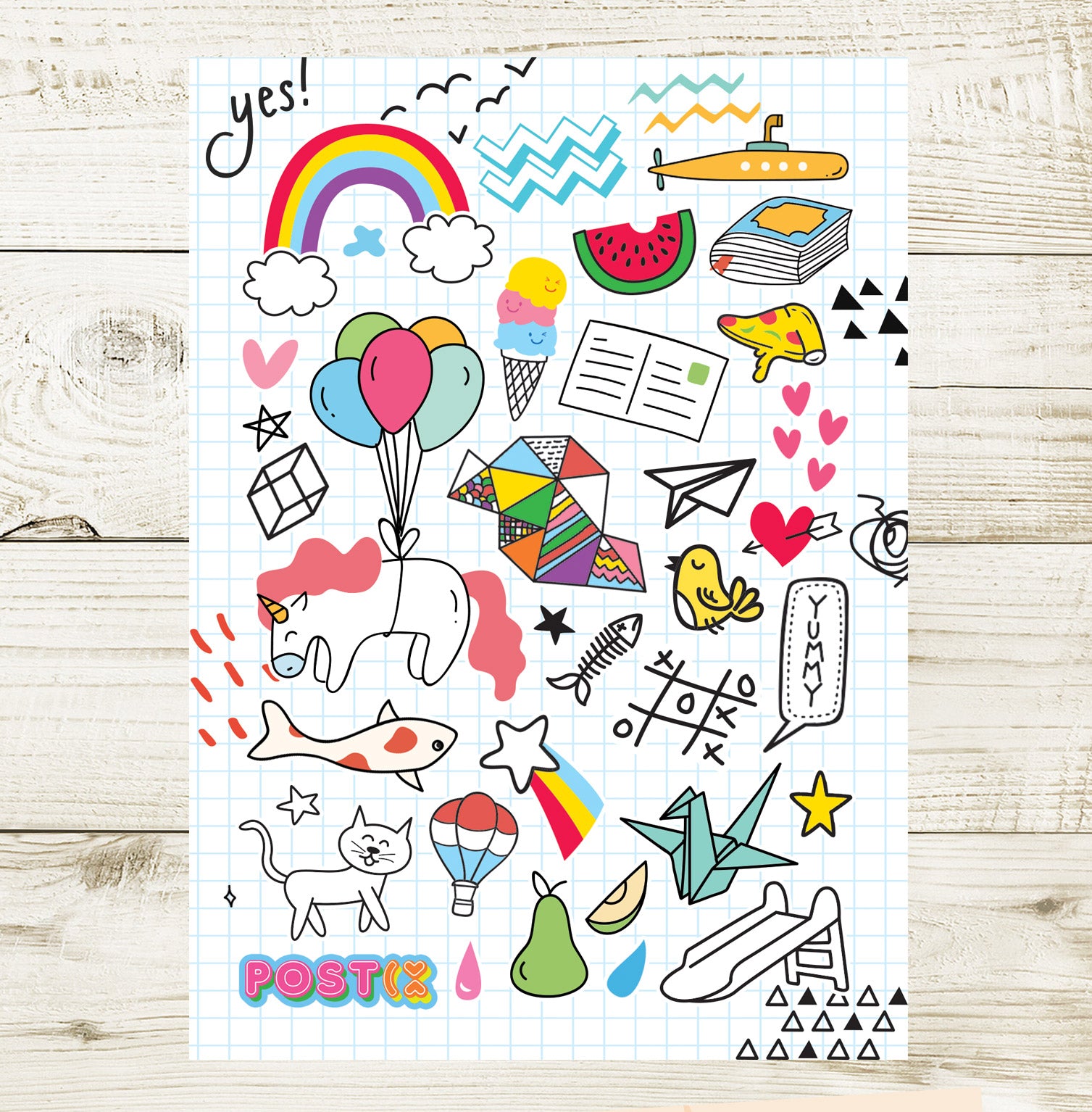 Daydreaming Doodles Sticker Sheet