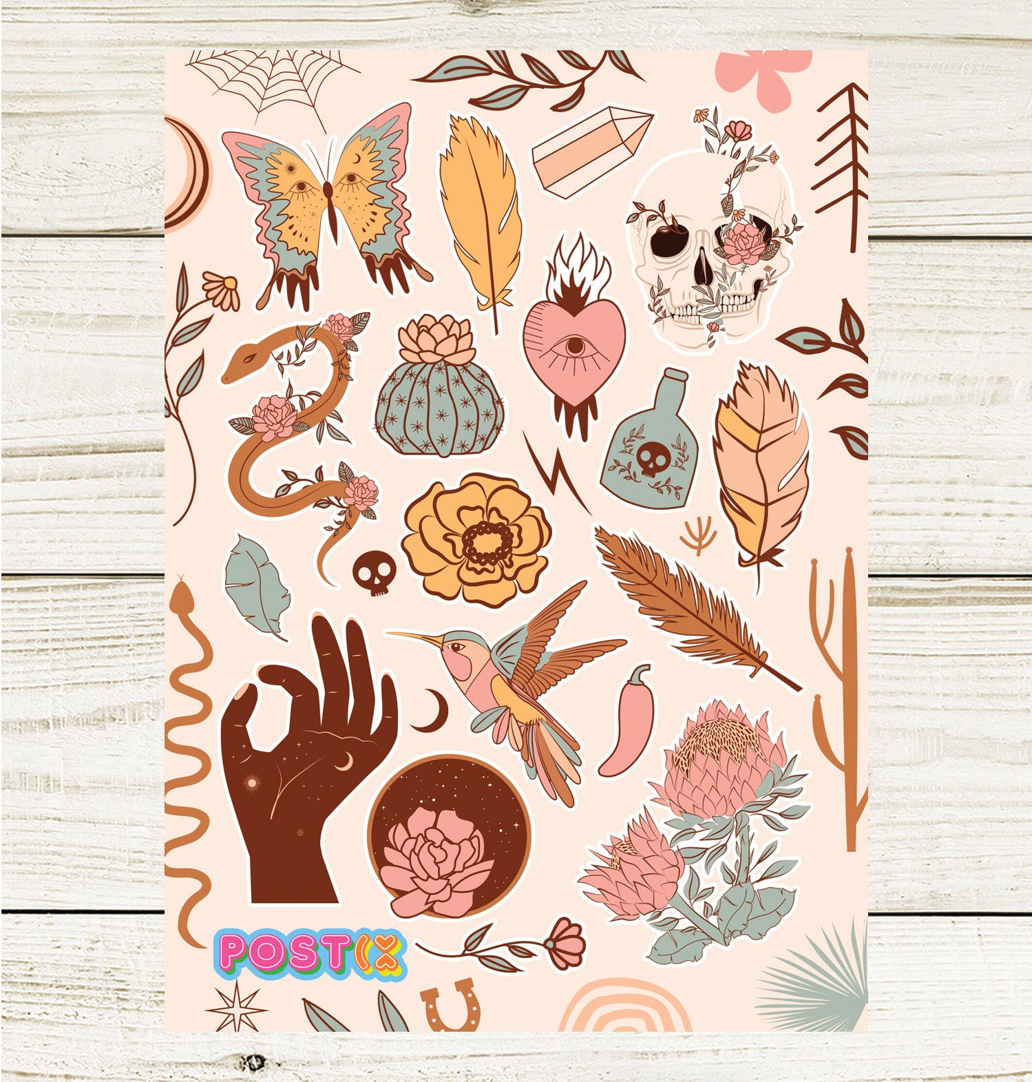 Desert Boho Sticker Sheet