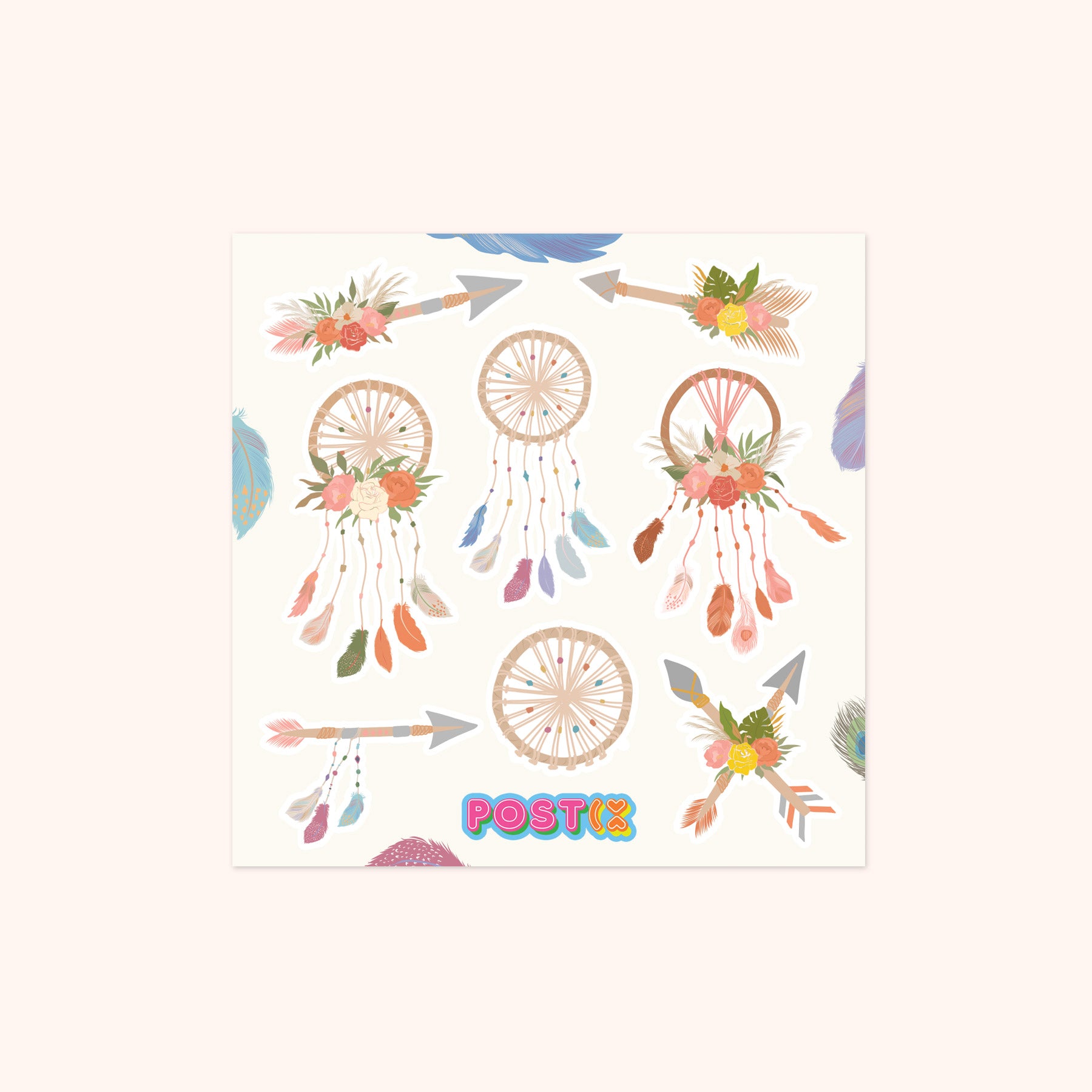 Dreamcatchers Square Sticker Sheet