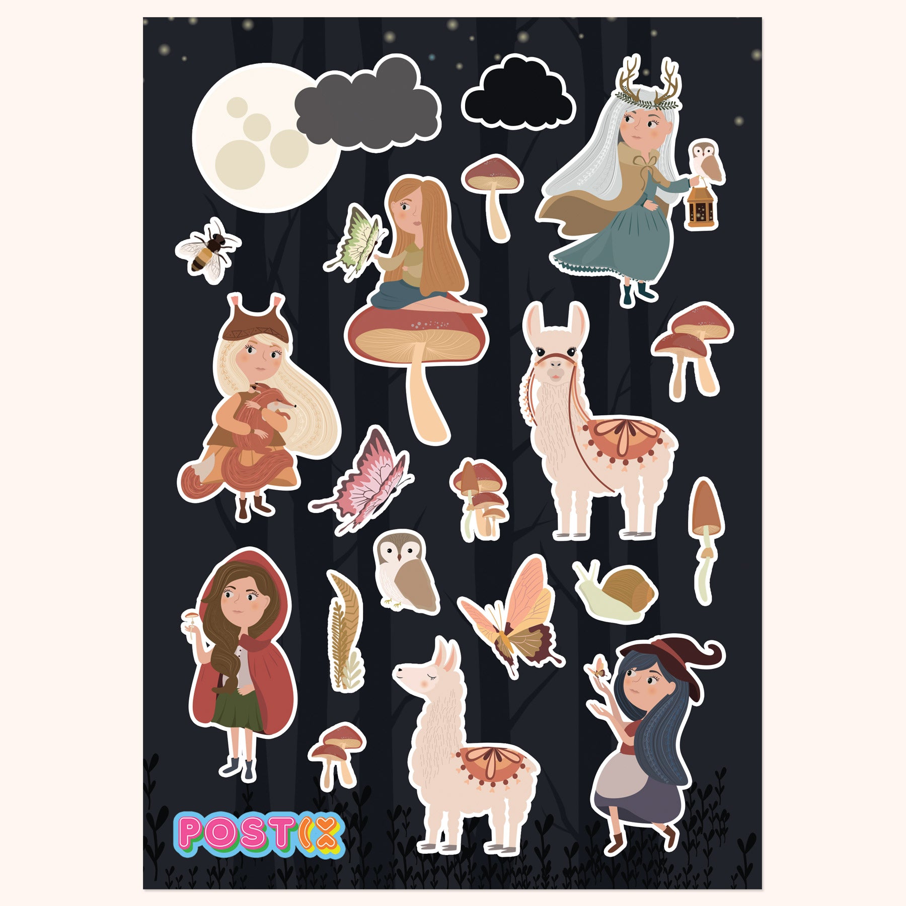 Enchanted Earthlings Large Sticker Sheet