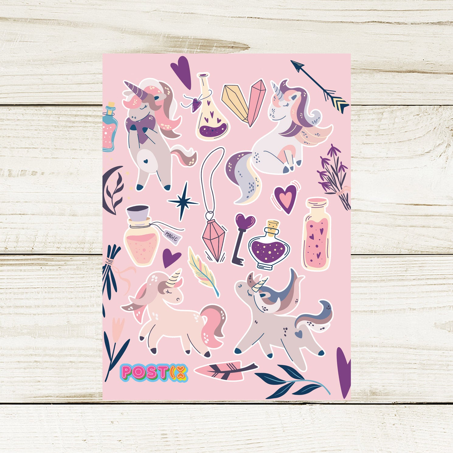 Enchanted Unicorn Sticker Sheet