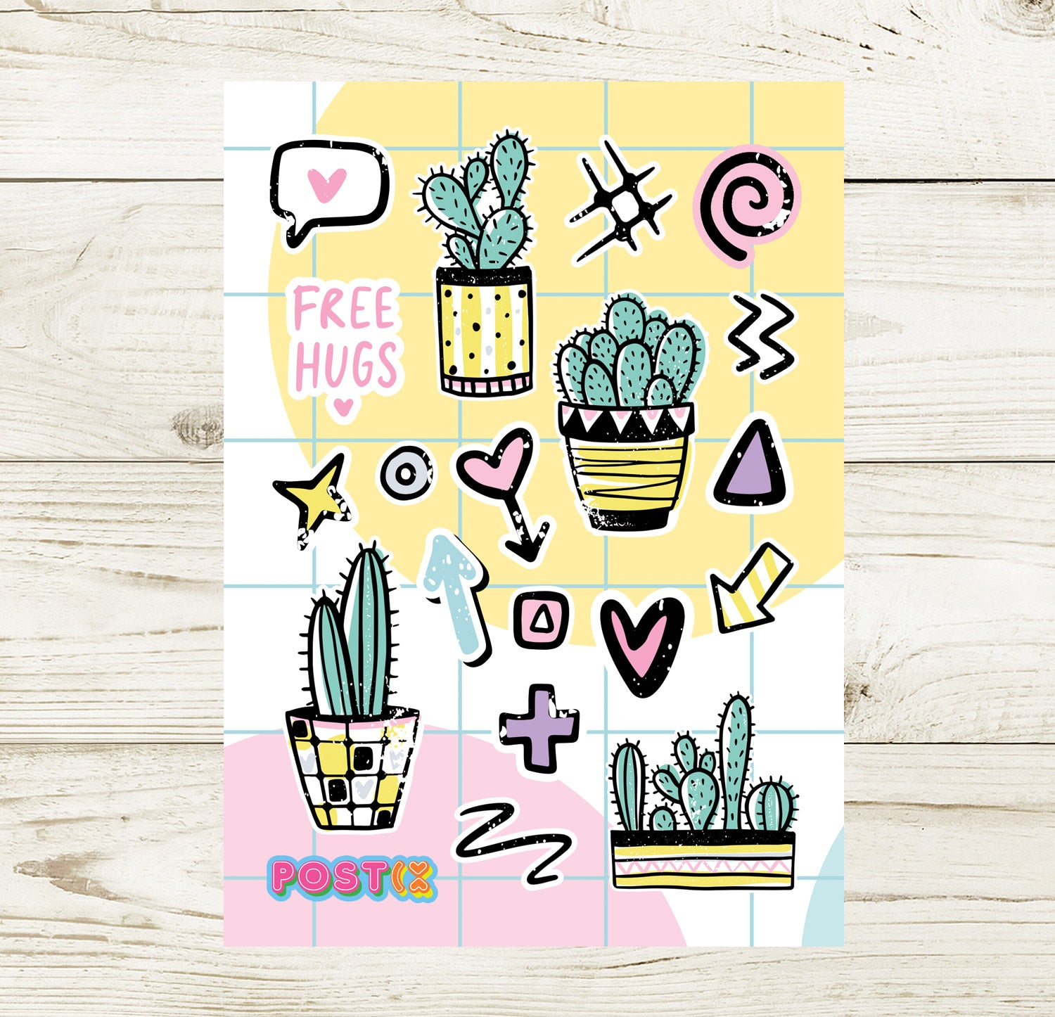 Cactus Love Sticker Sheet